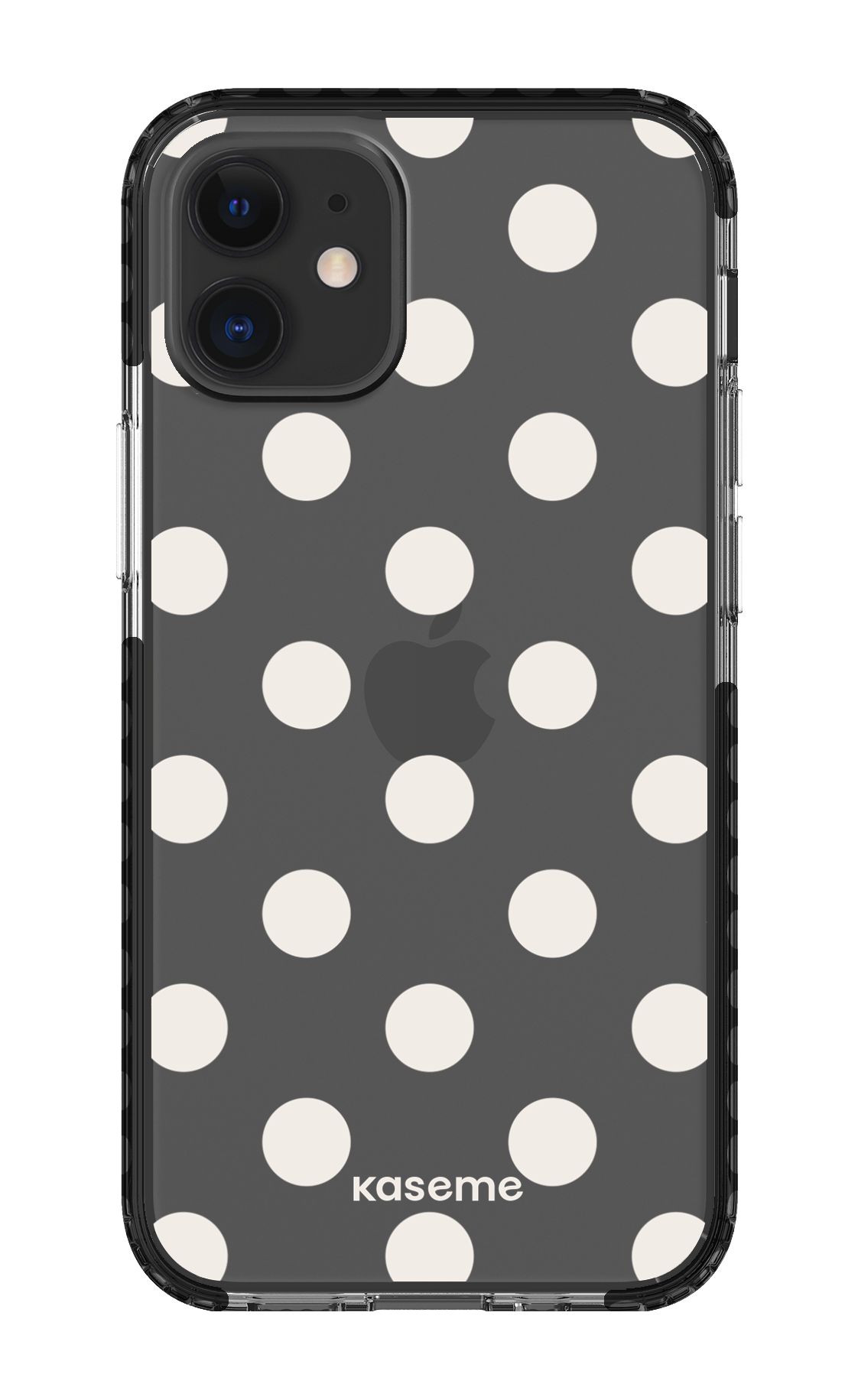 iPhone 12 Mini Clear Case - Black Couture Clear Case -
