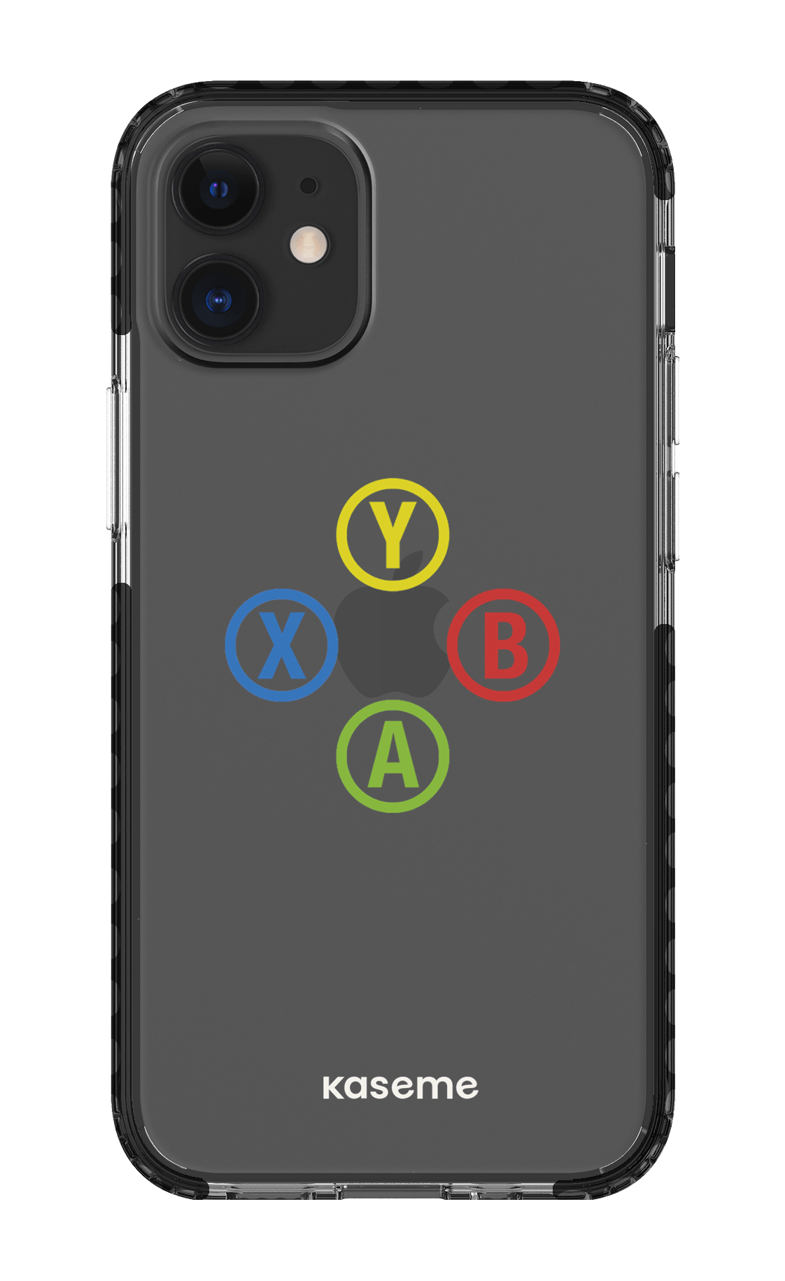 iPhone 12 Mini Clear Case - Black Game clear case -