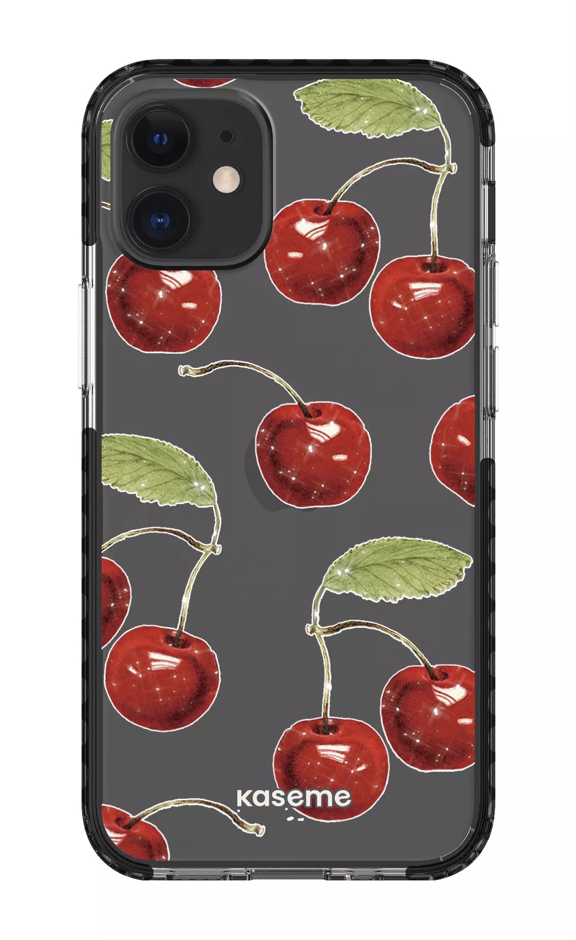 iPhone 12 Mini Clear Case - Black Juicy Clear Case -