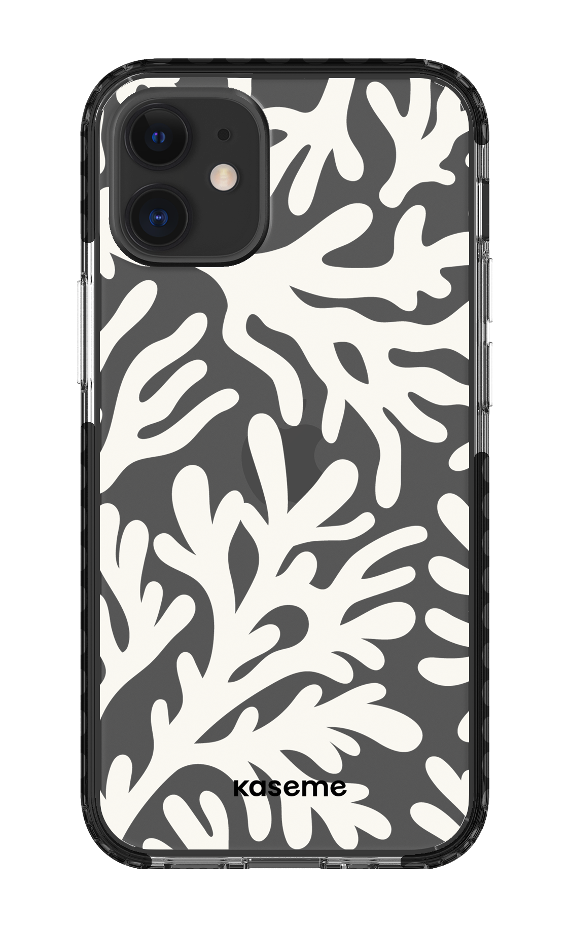 iPhone 12 Mini Clear Case - Black Koralia Clear Case -