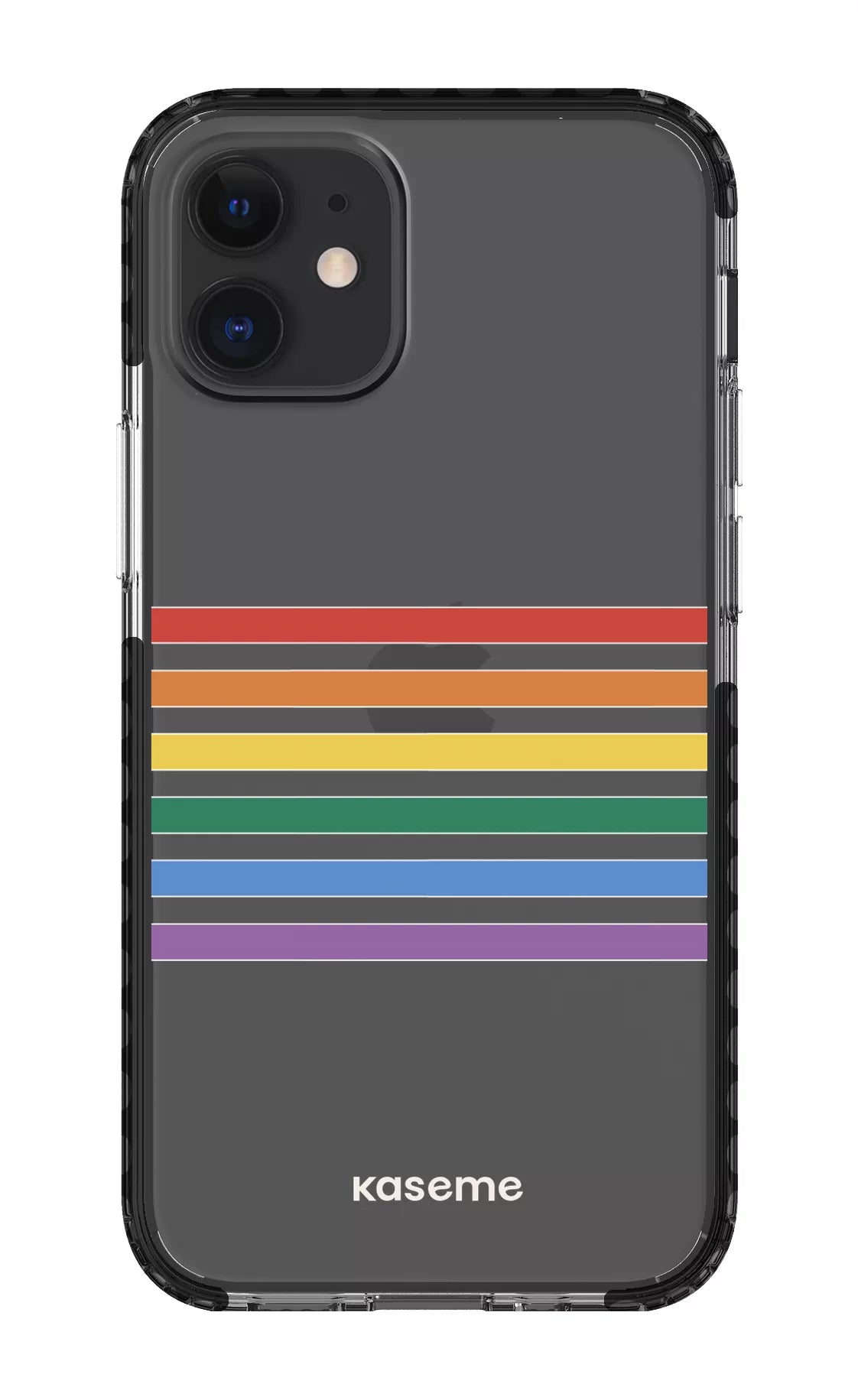 iPhone 12 Mini Clear Case - Black Out and proud Clear Case -