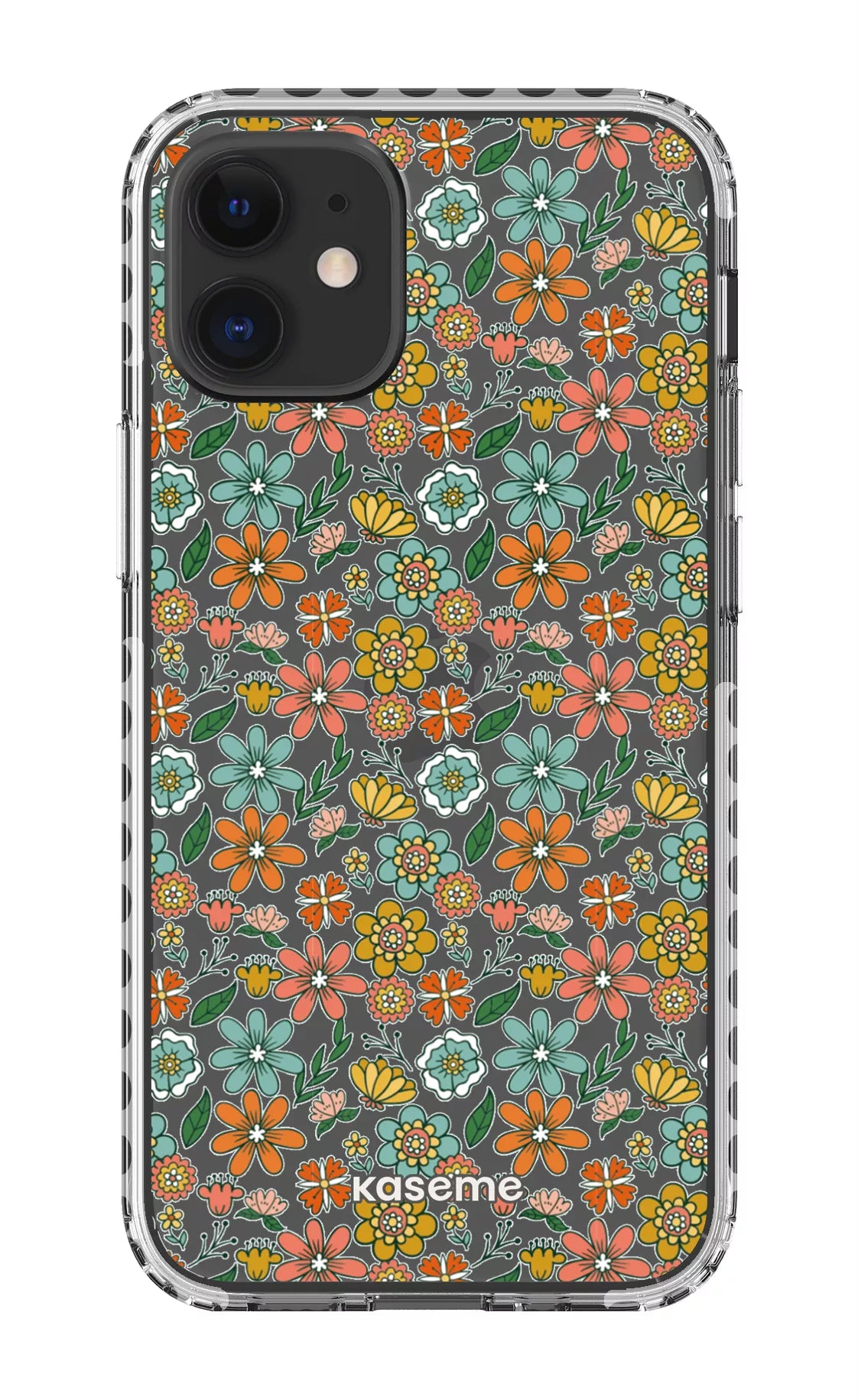 iPhone 12 Mini Clear Case - White Bohemian Clear Case -