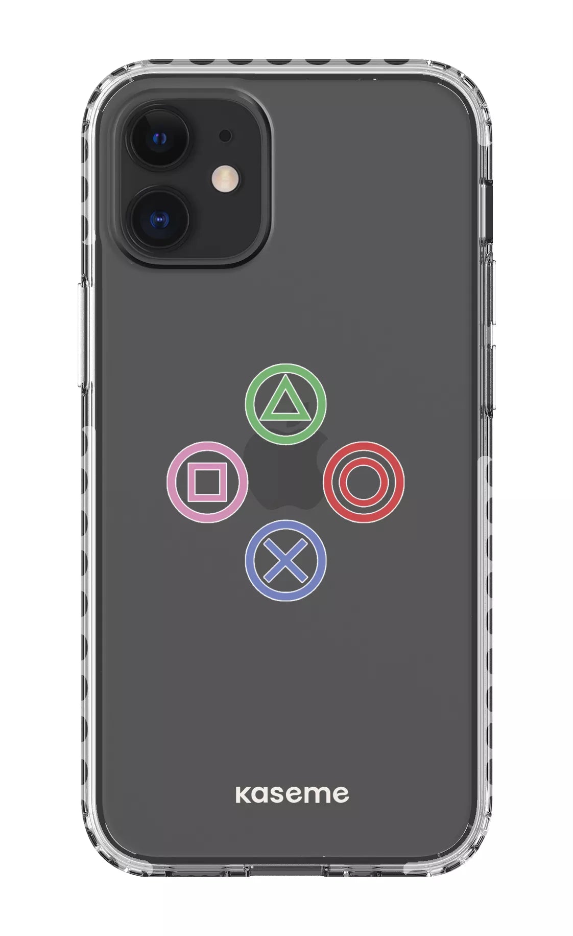 iPhone 12 Mini Clear Case - White Console Clear Case -