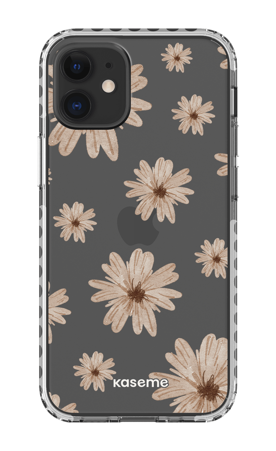 iPhone 12 Mini Clear Case - White Delicate Dreams Clear Case -