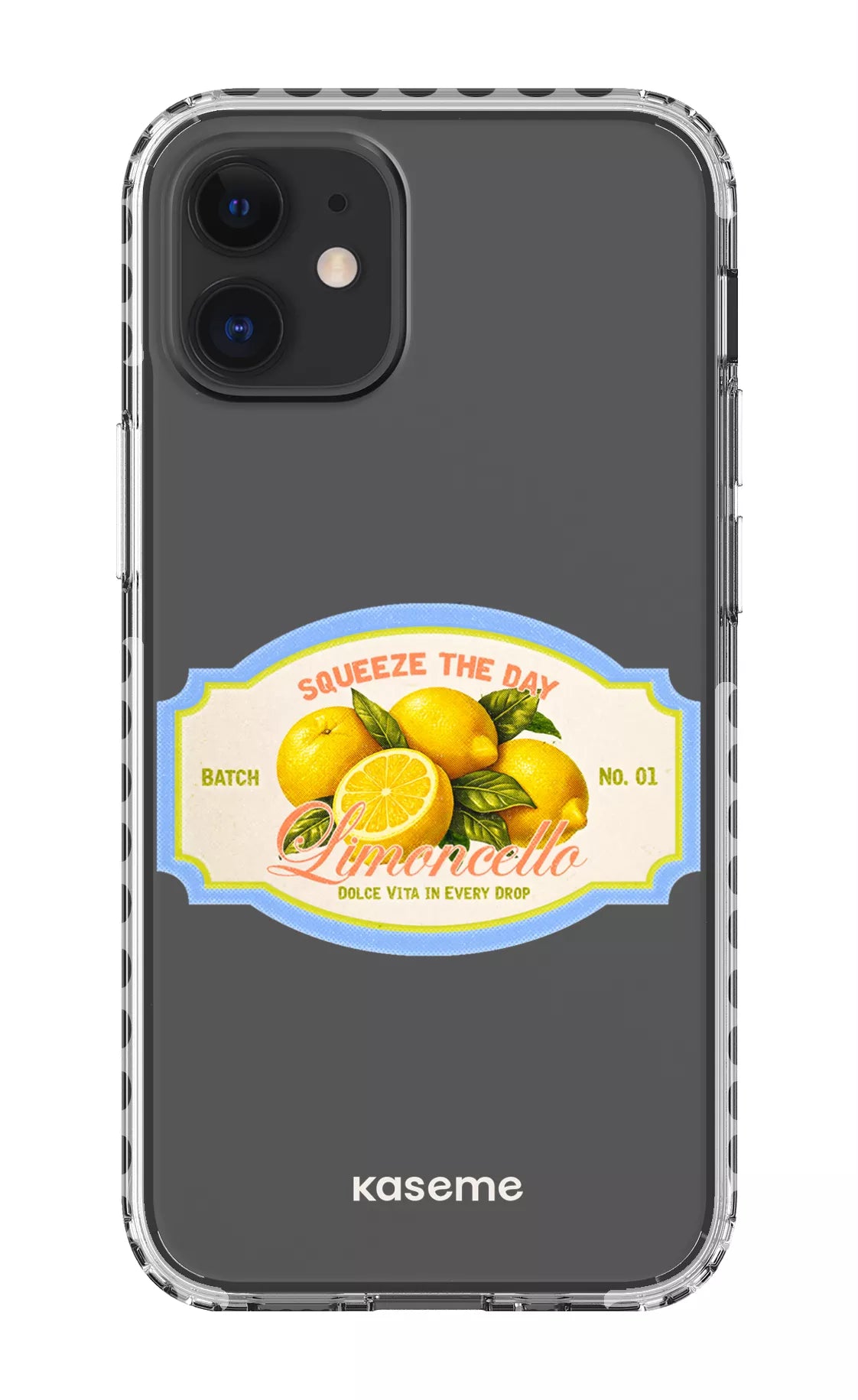 iPhone 12 Mini Clear Case - White Limoncello Clear Case -