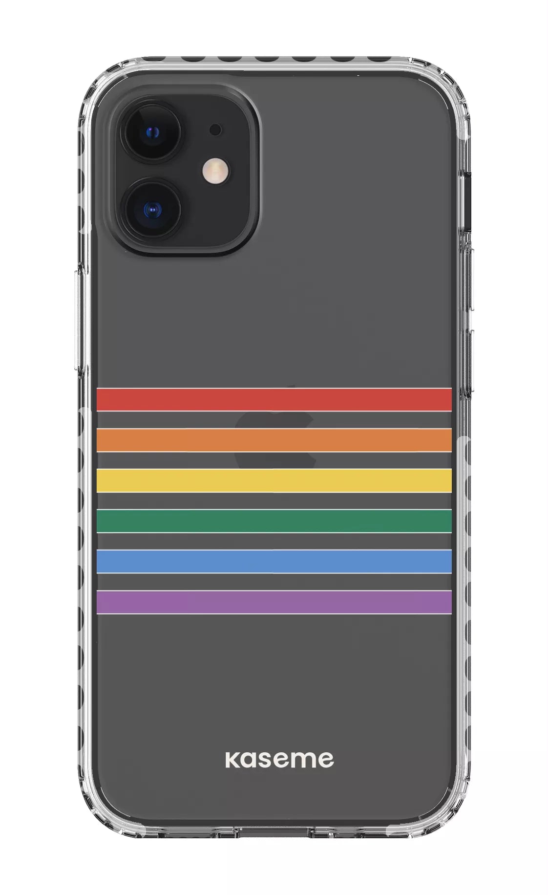 iPhone 12 Mini Clear Case - White Out and proud Clear Case -