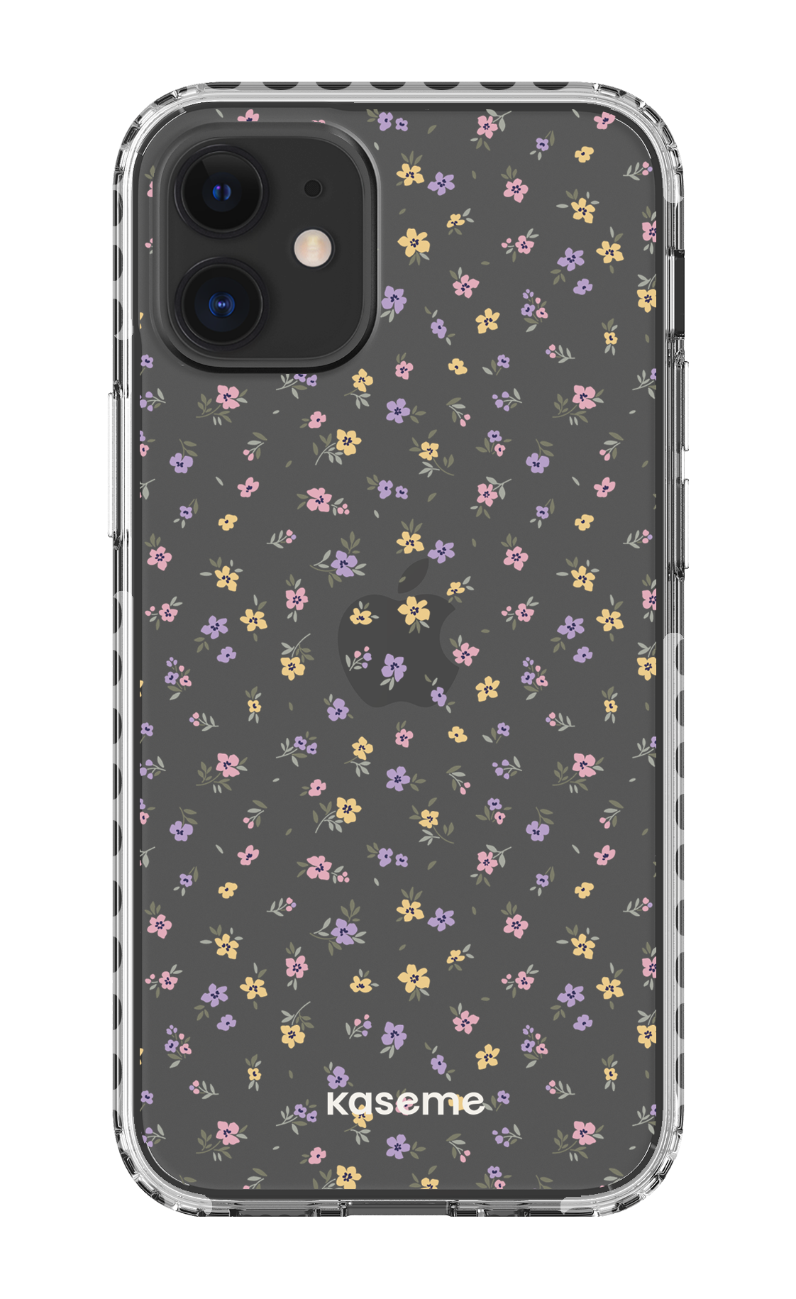 iPhone 12 Mini Clear Case - White Porcelain Blossom Clear Case -