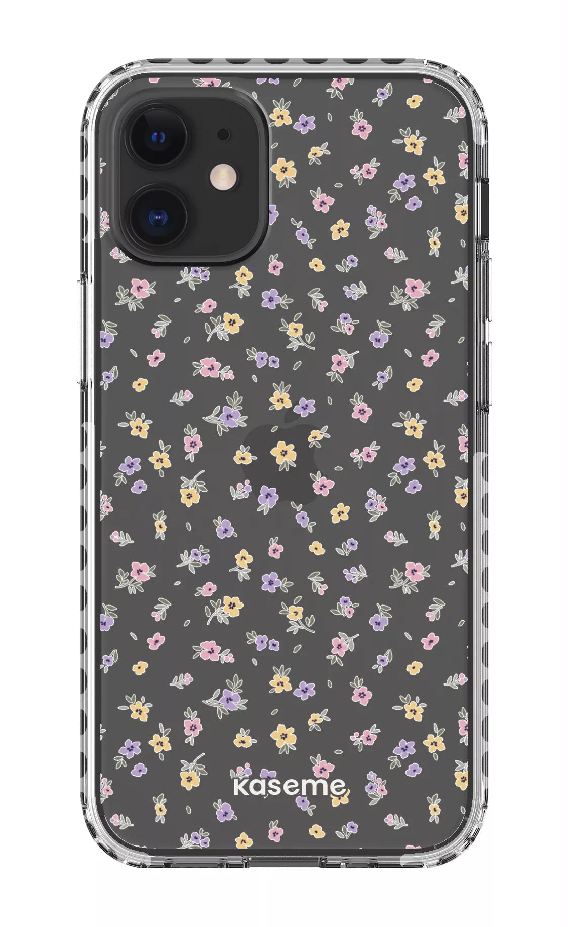 iPhone 12 Mini Clear Case - White Porcelain Blossom Clear Case -