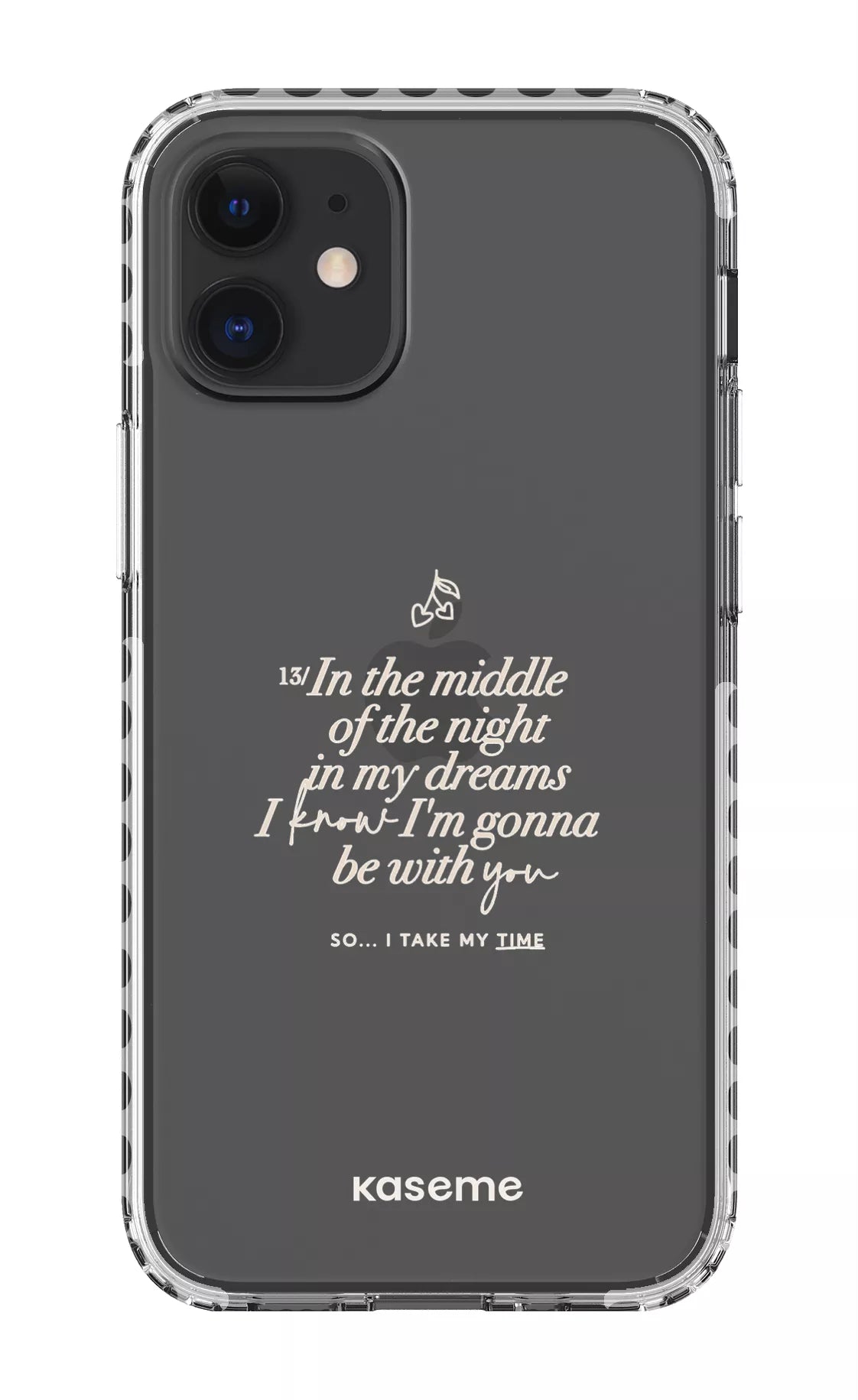 iPhone 12 Mini Clear Case - White Ready For It Clear Case -