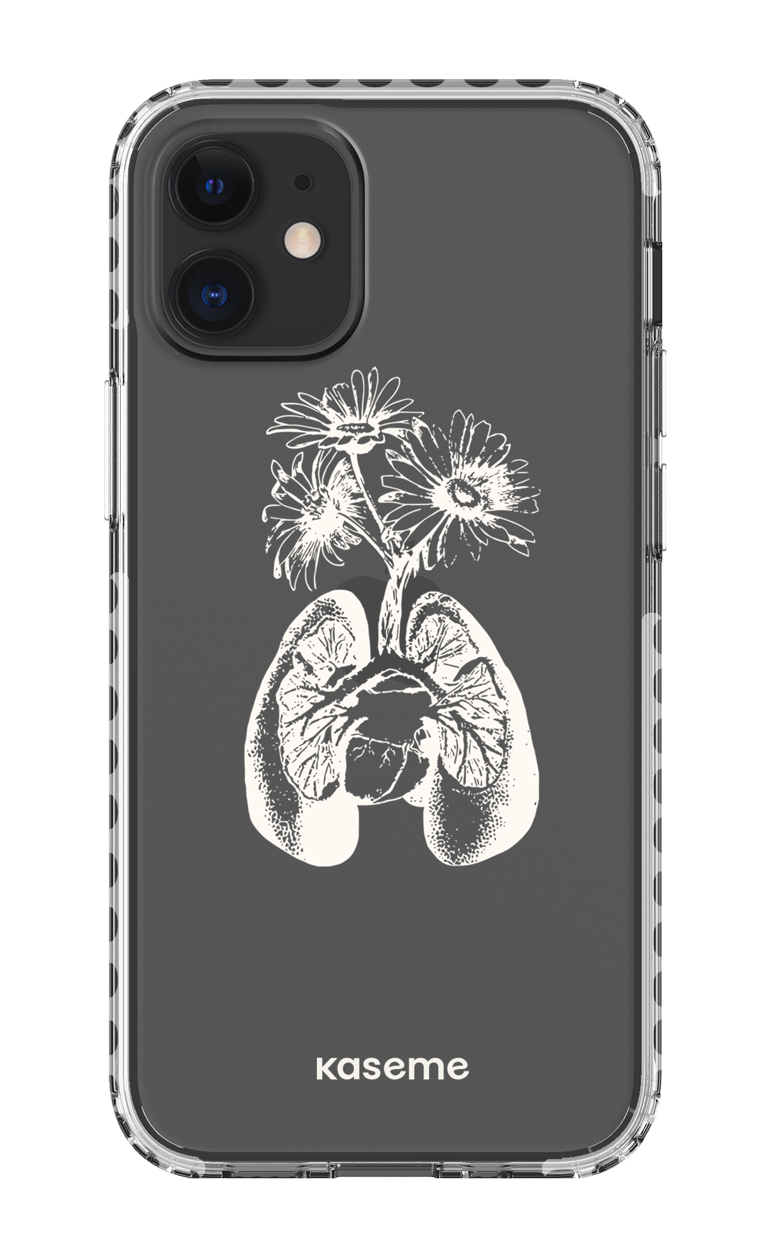 iPhone 12 Mini Clear Case - White Revival clear case -