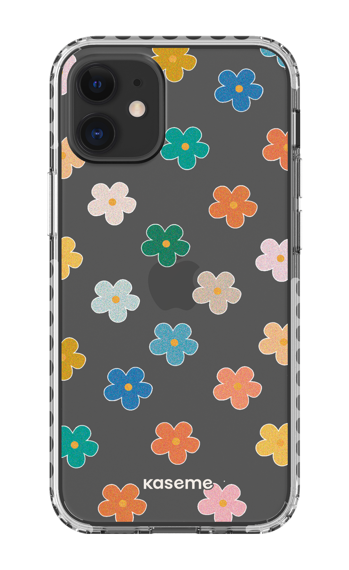 iPhone 12 Mini Clear Case - White Woodstock Clear Case -
