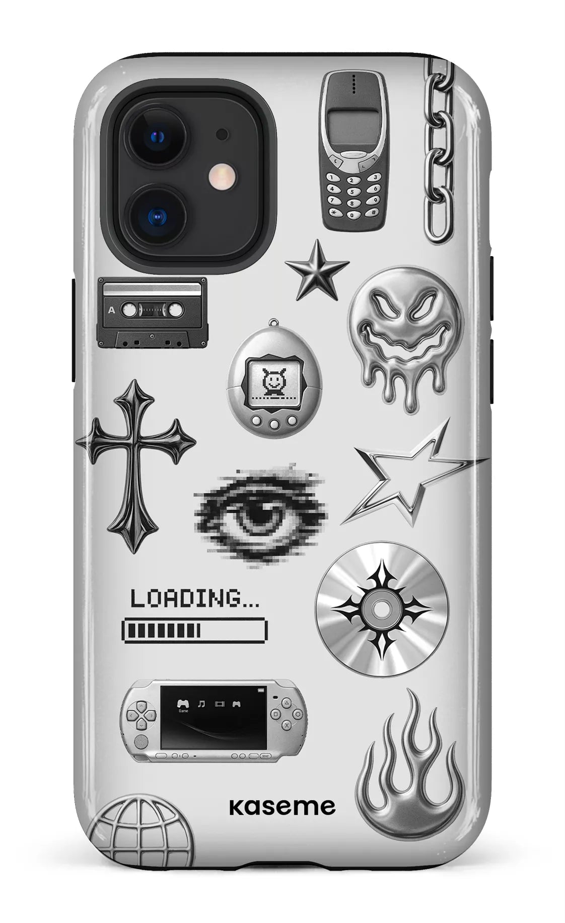 iPhone 12 Mini Tough Chrome -