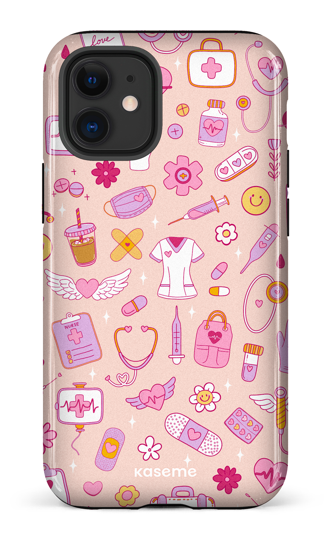 iPhone 12 Mini Tough Code Pink -