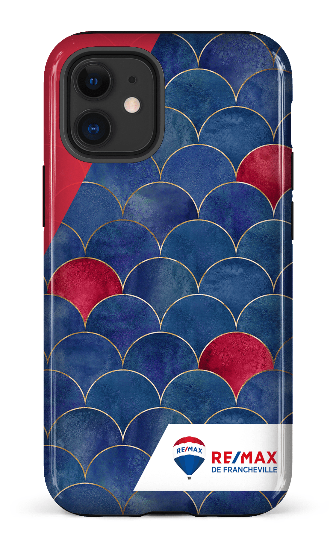 iPhone 12 Mini Tough Écailles bicolores de Francheville -