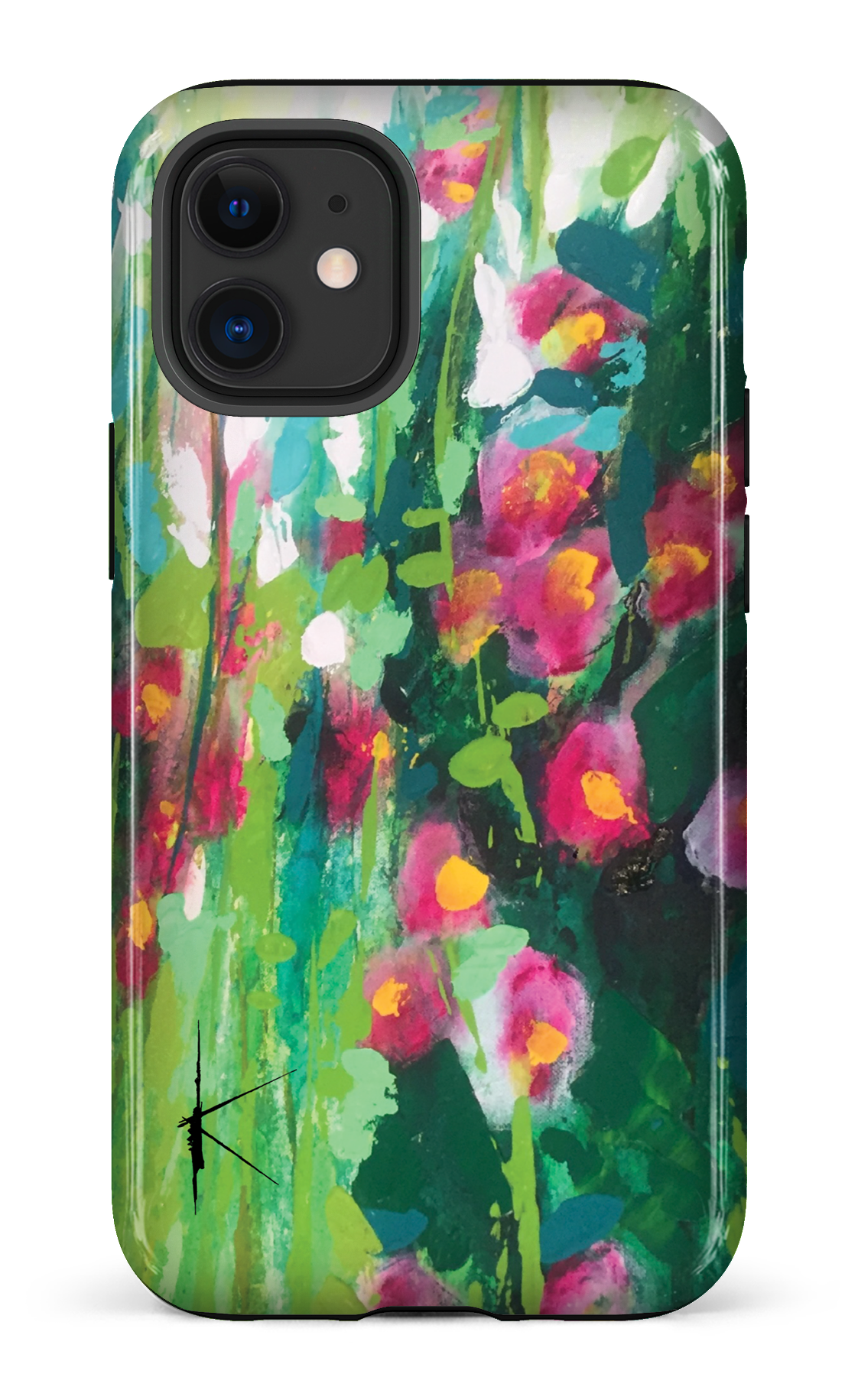iPhone 12 Mini Tough La Rose Trémière par Kristine Girard -