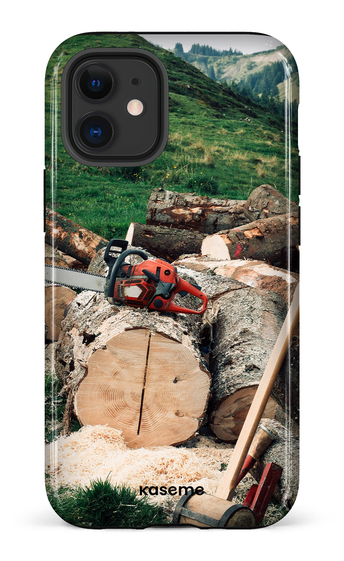 iPhone 12 Mini Tough Timber Cut -