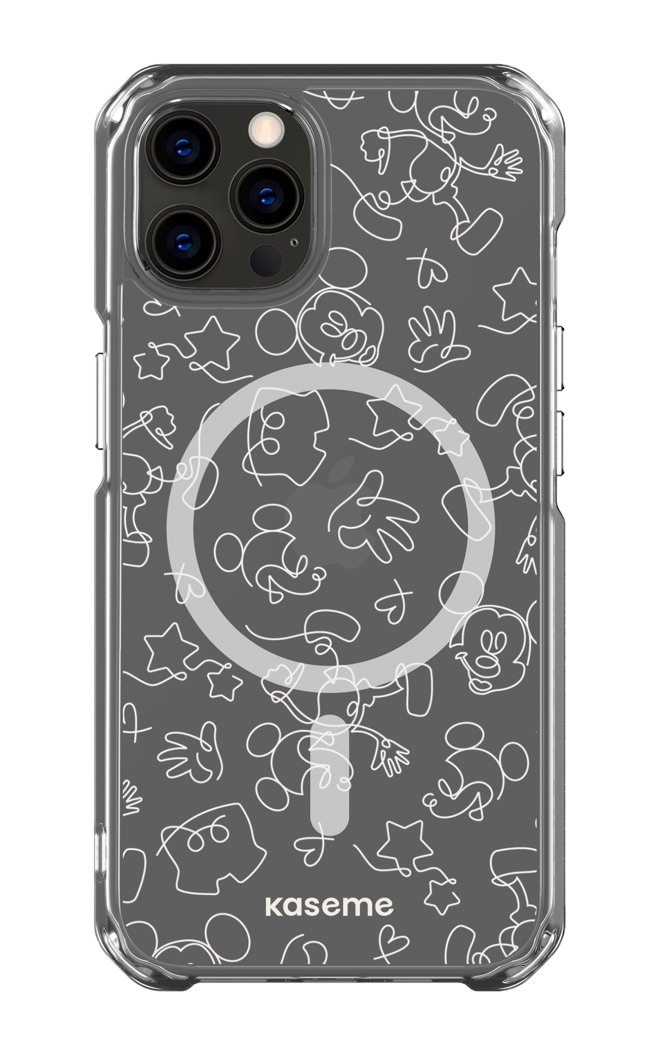 iPhone 12 Pro Clear Case - Magsafe Doodle Clear Case -