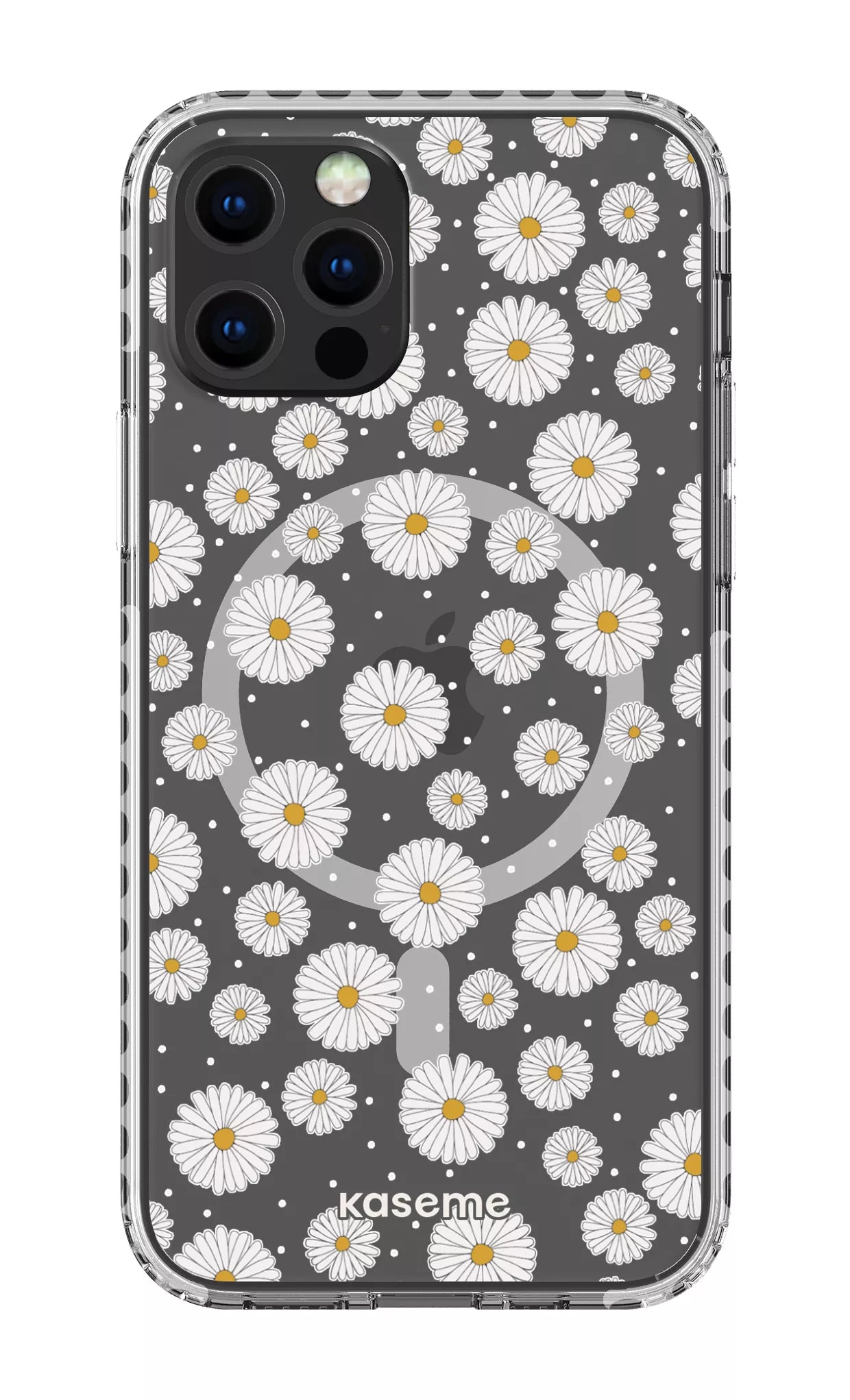 iPhone 12 Pro Clear Case Magsafe - White Ashley Clear Case -