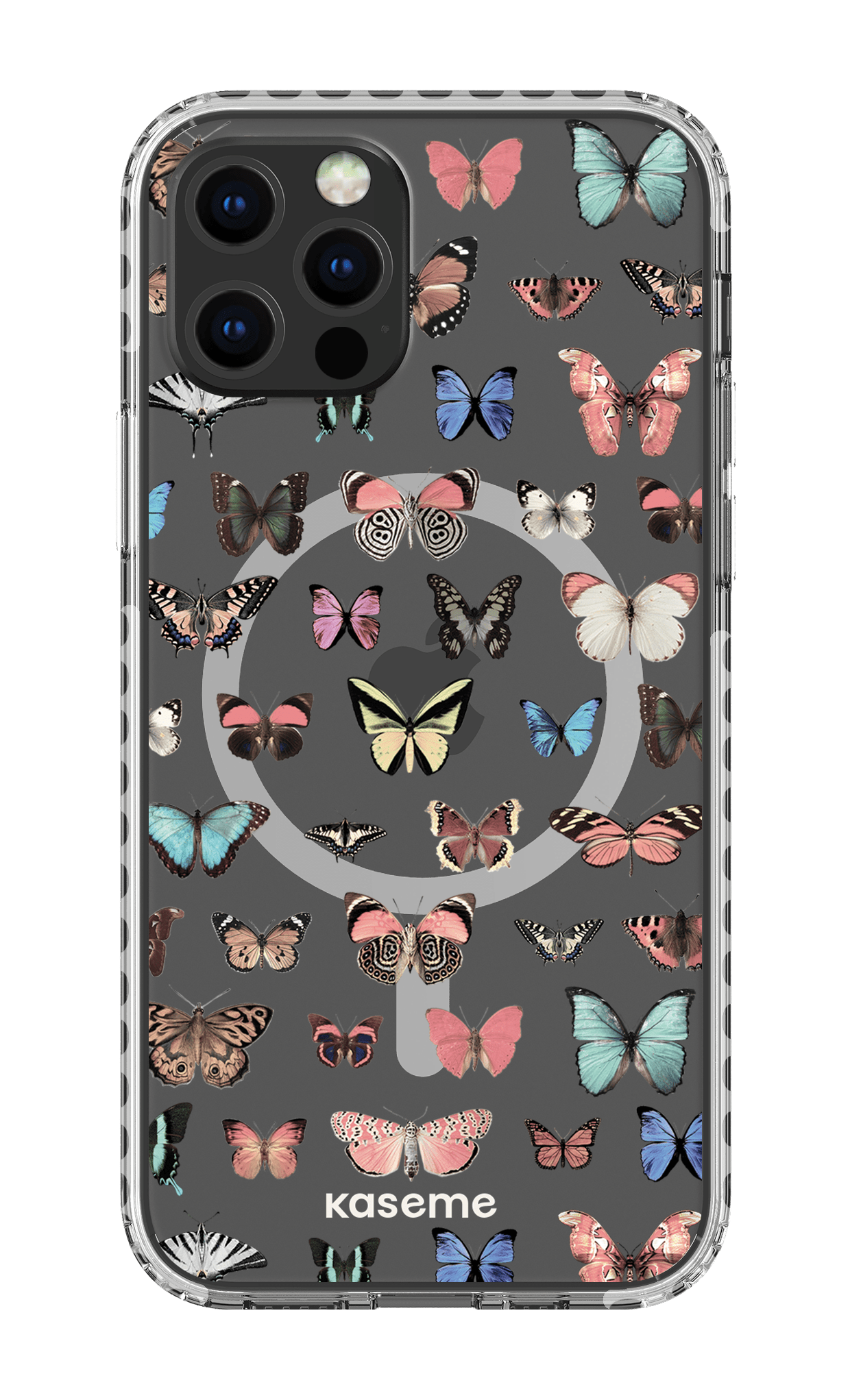 iPhone 12 Pro Clear Case Magsafe - White Paloma Clear Case -