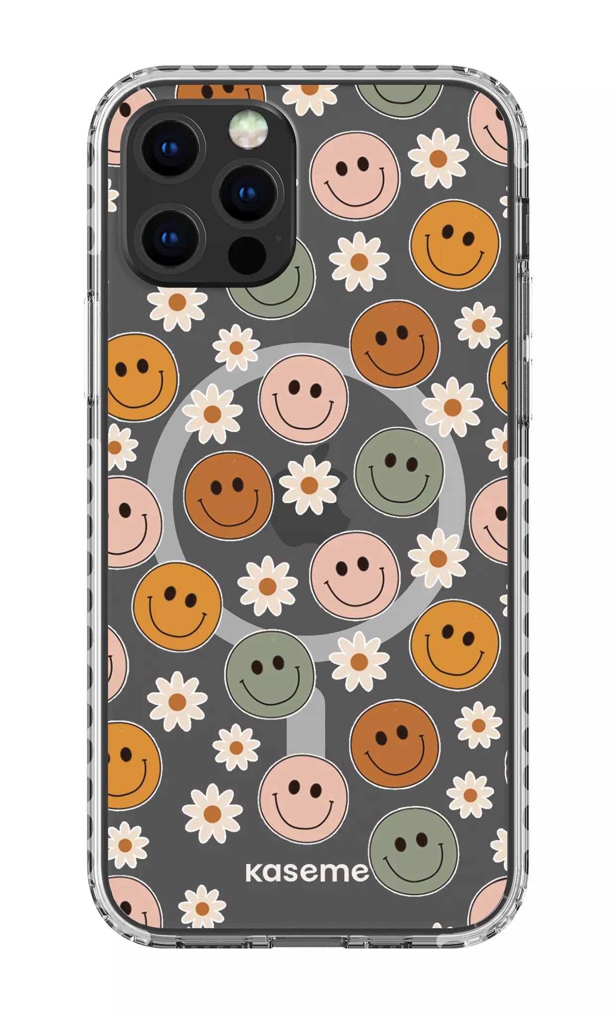 iPhone 12 Pro Clear Case Magsafe - White Smirk Clear Case -