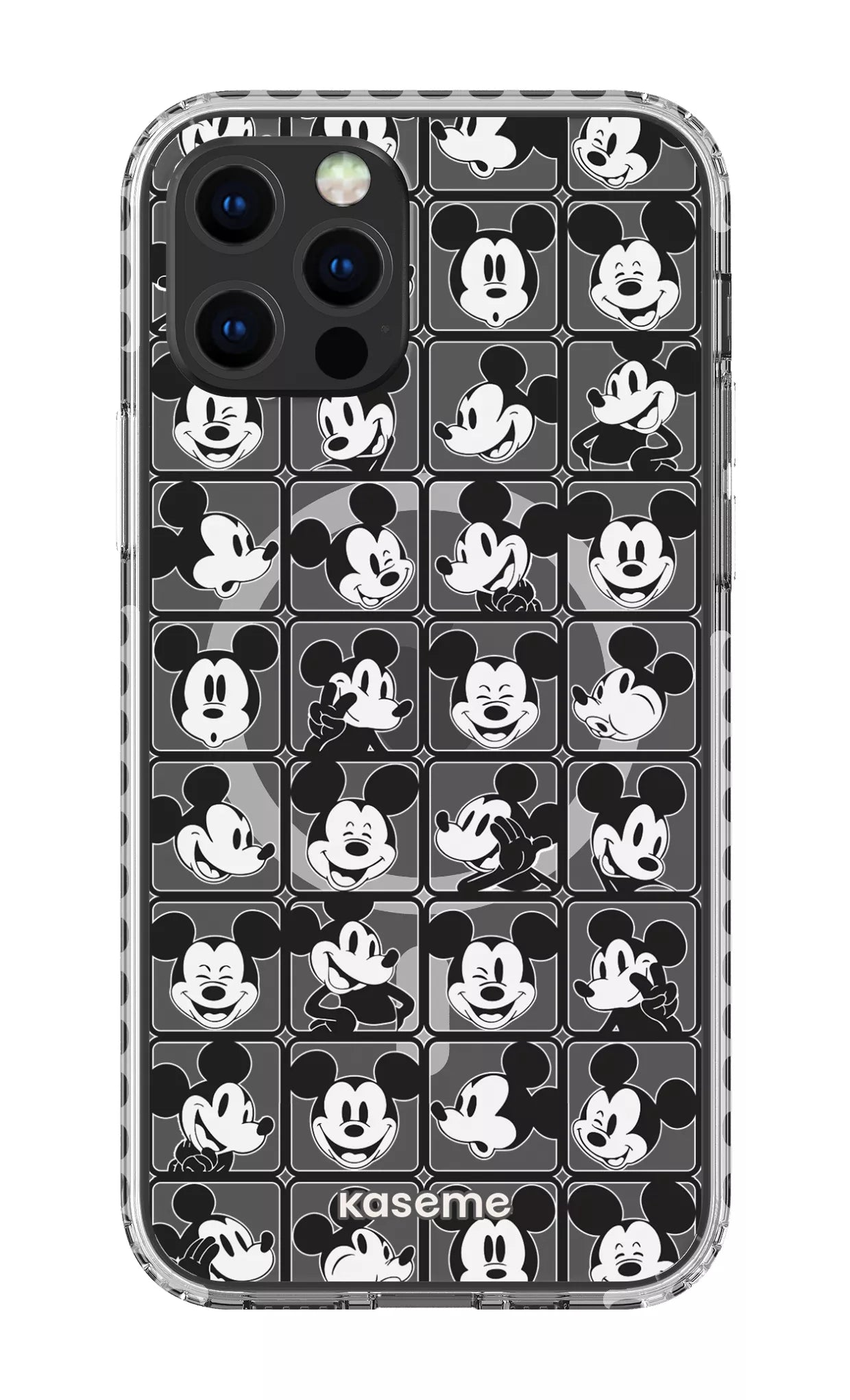 iPhone 12 Pro Clear Case Magsafe - White Whimsy Clear Case -