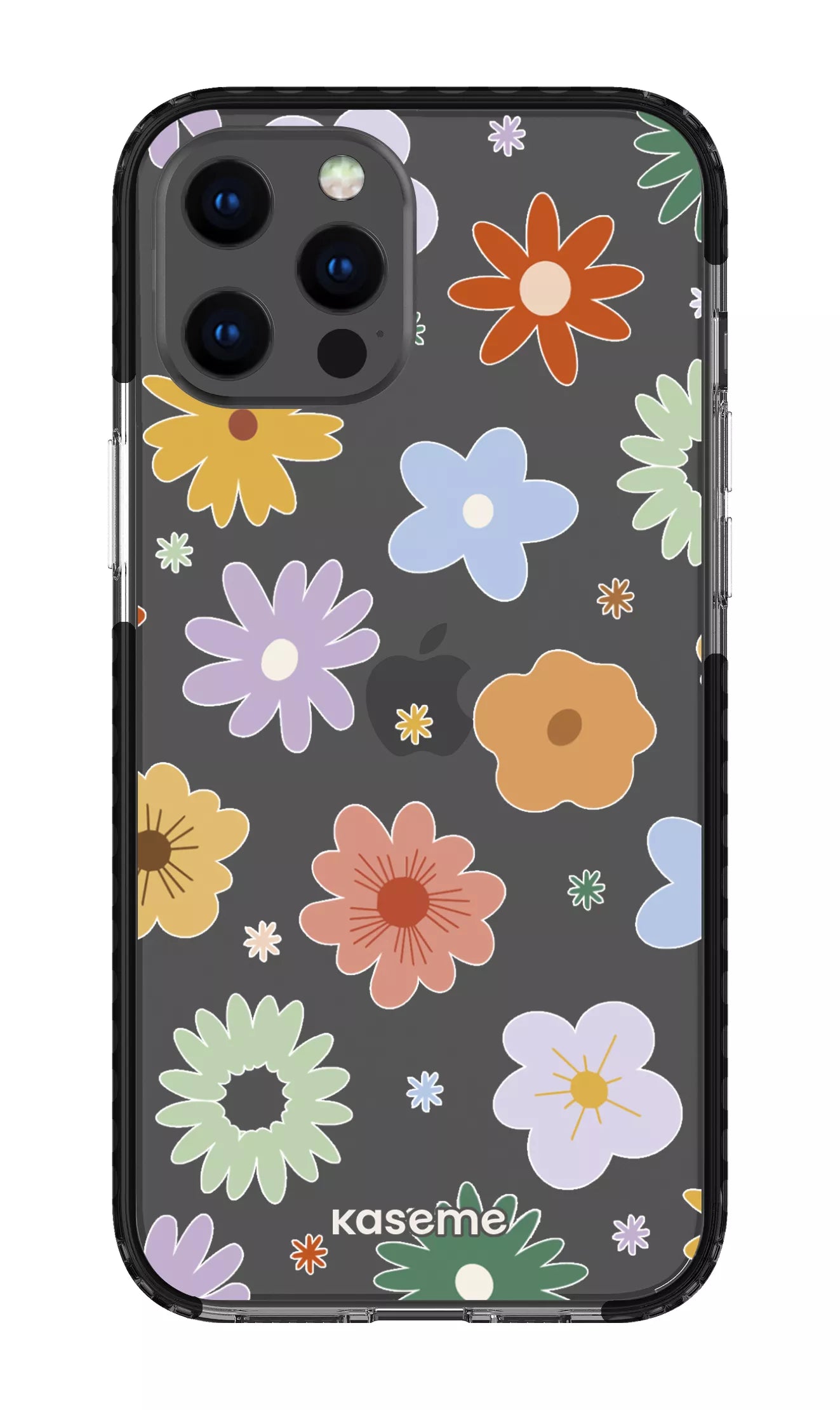 iPhone 12 Pro Max Clear Case - Black Adore Clear Case -