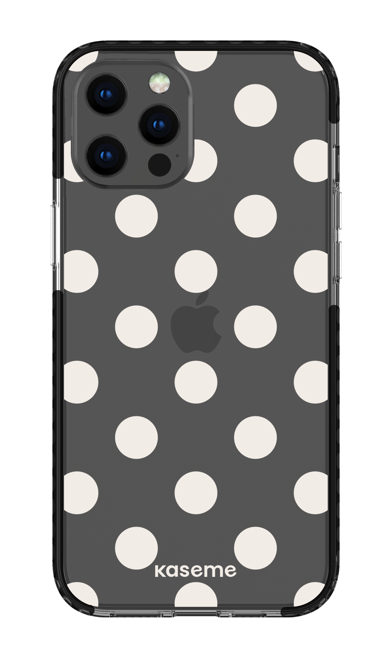 iPhone 12 Pro Max Clear Case - Black Couture Clear Case -