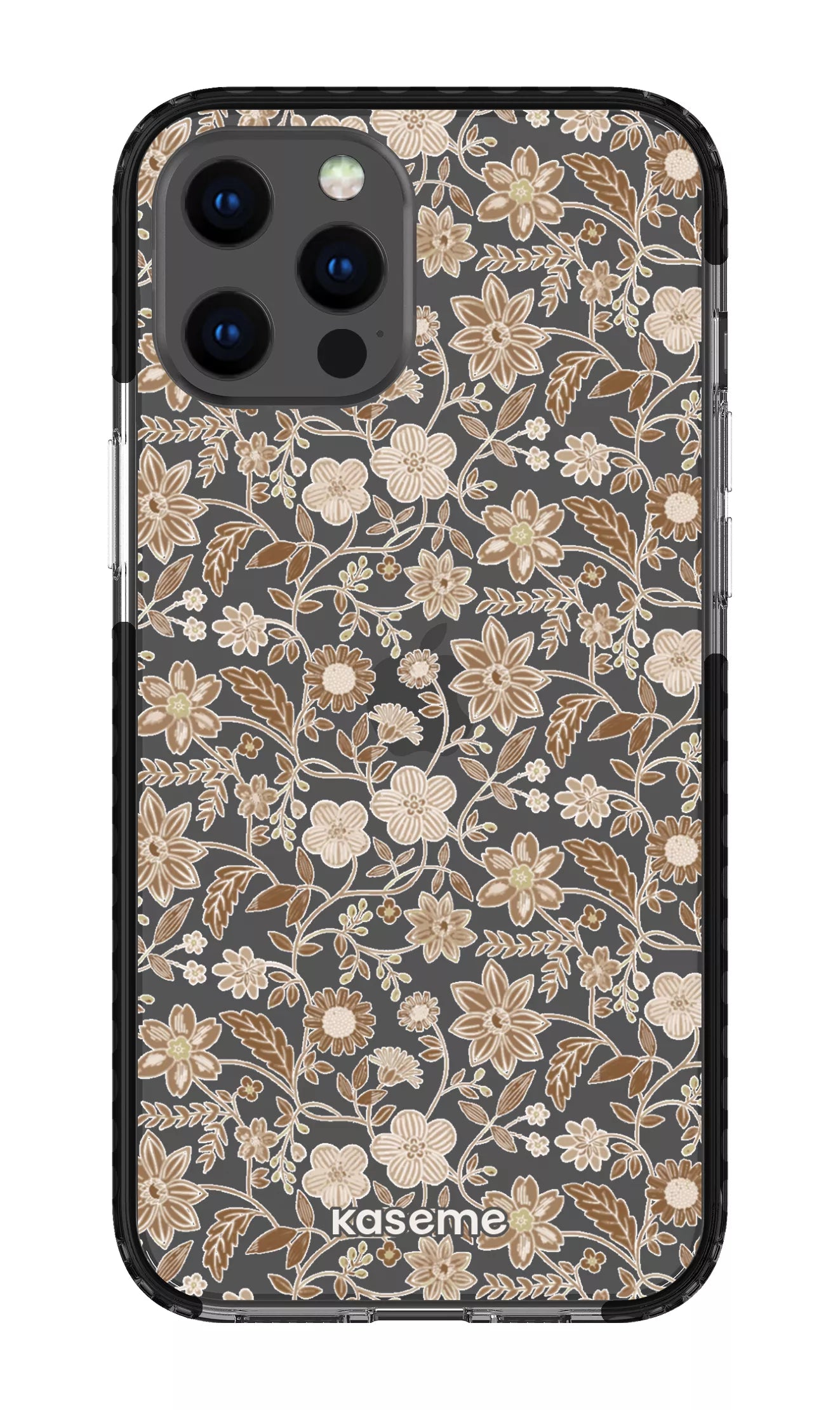 iPhone 12 Pro Max Clear Case - Black Eloise Clear Case -