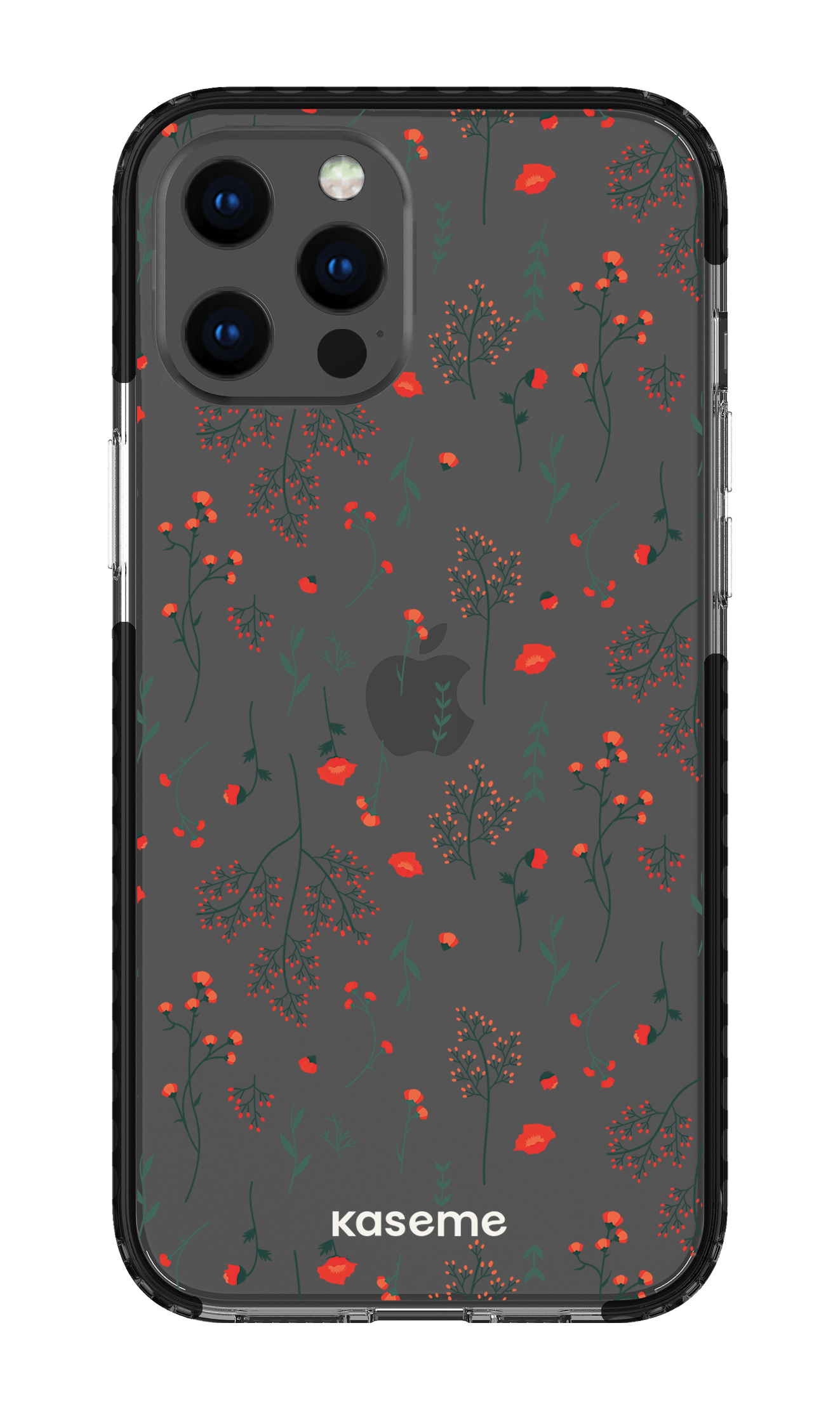 iPhone 12 Pro Max Clear Case - Black Evelyn Clear Case -