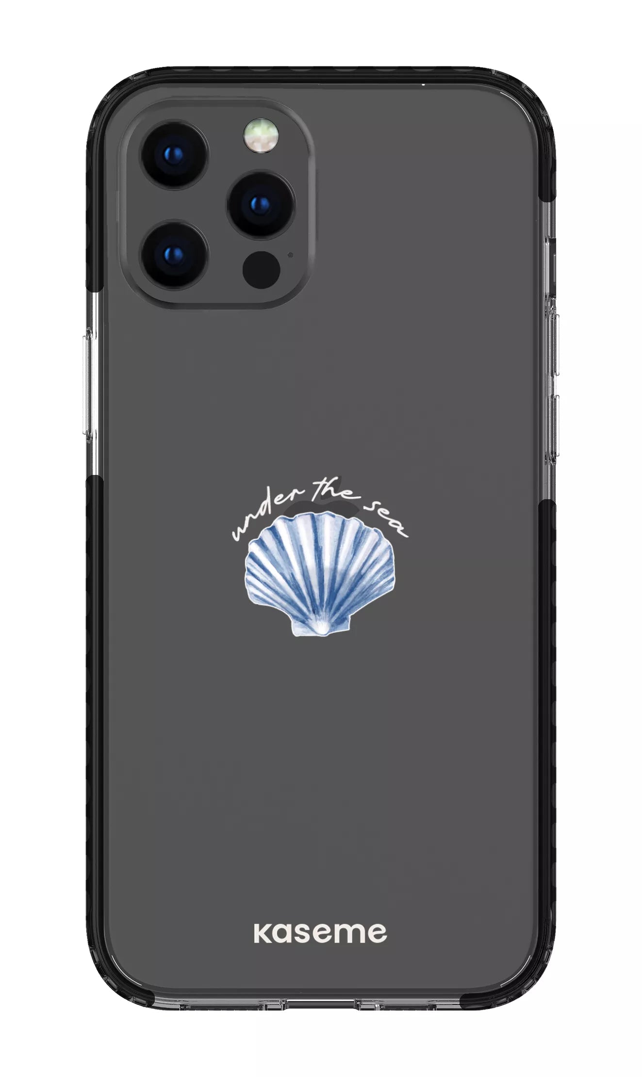 iPhone 12 Pro Max Clear Case - Black Sealia Clear Case -