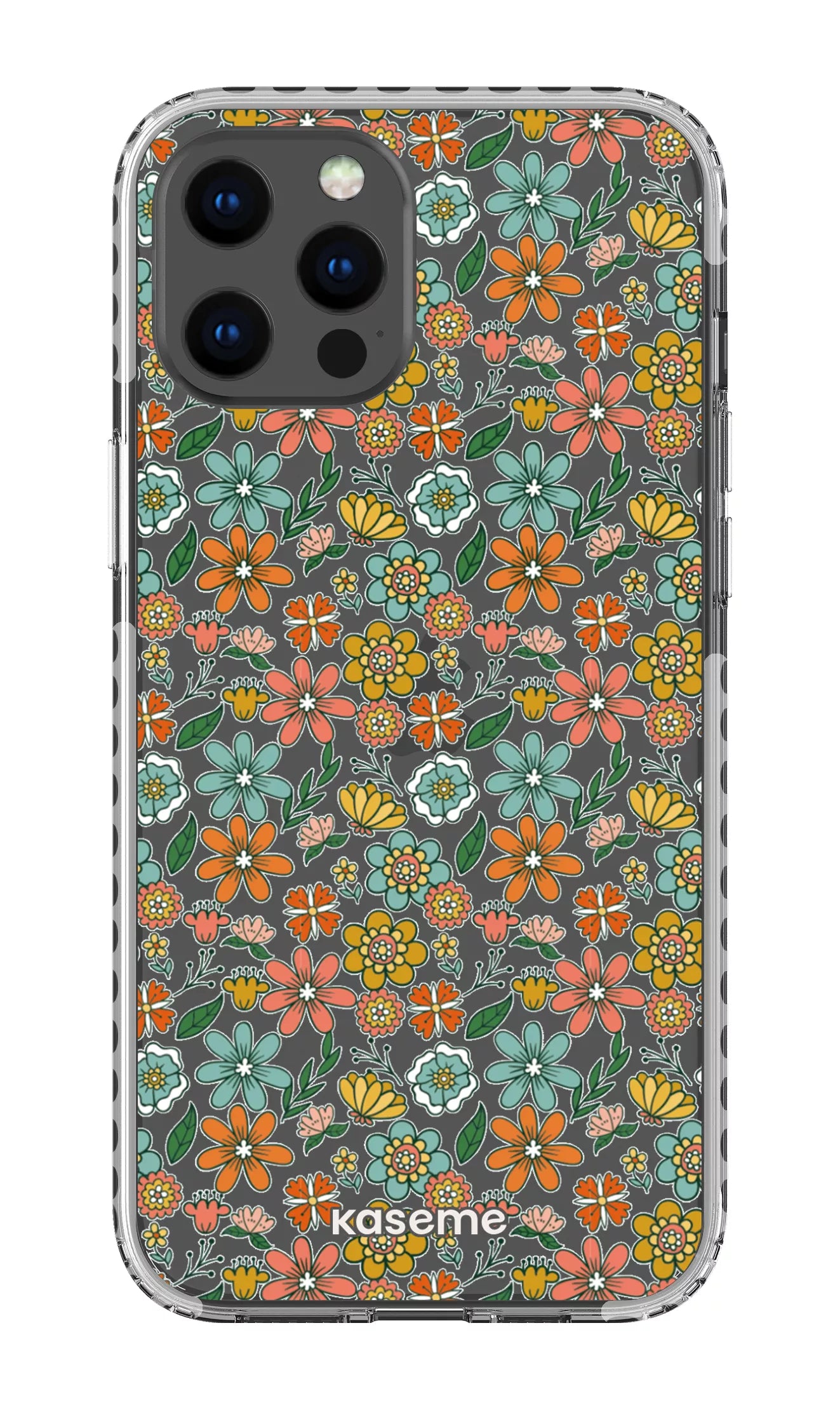 iPhone 12 Pro Max Clear Case - White Bohemian Clear Case -