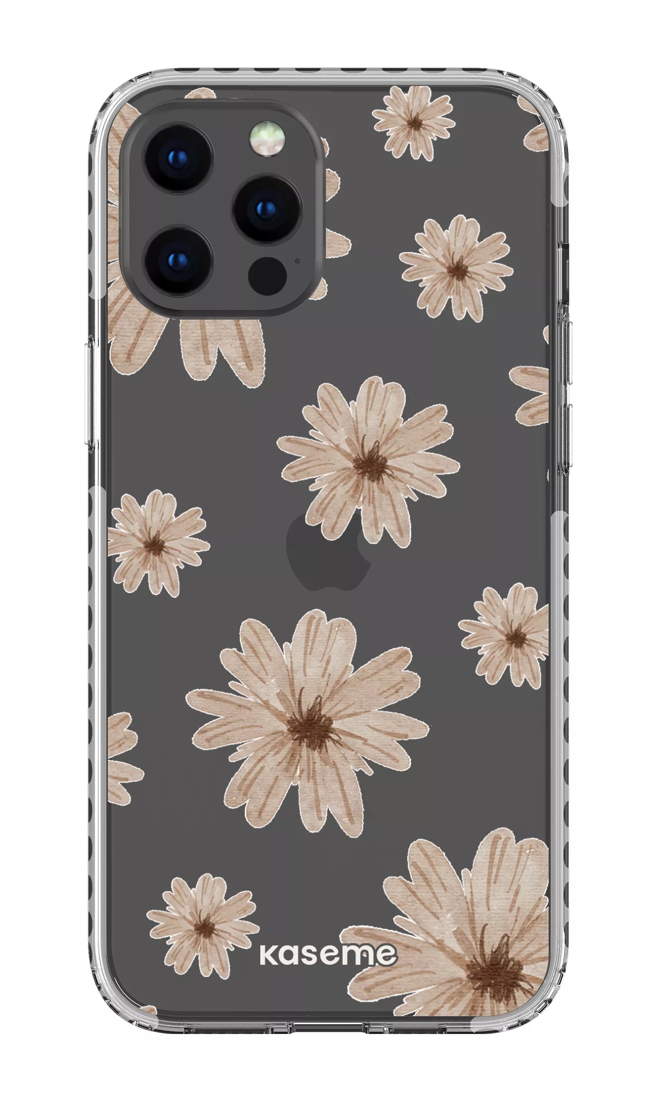 iPhone 12 Pro Max Clear Case - White Delicate Dreams Clear Case -