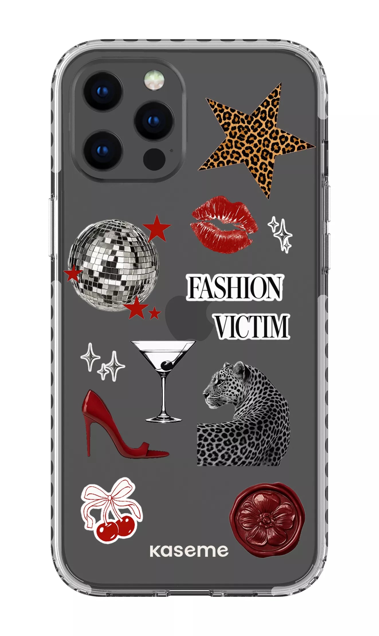 iPhone 12 Pro Max Clear Case - White Desire Clear Case -