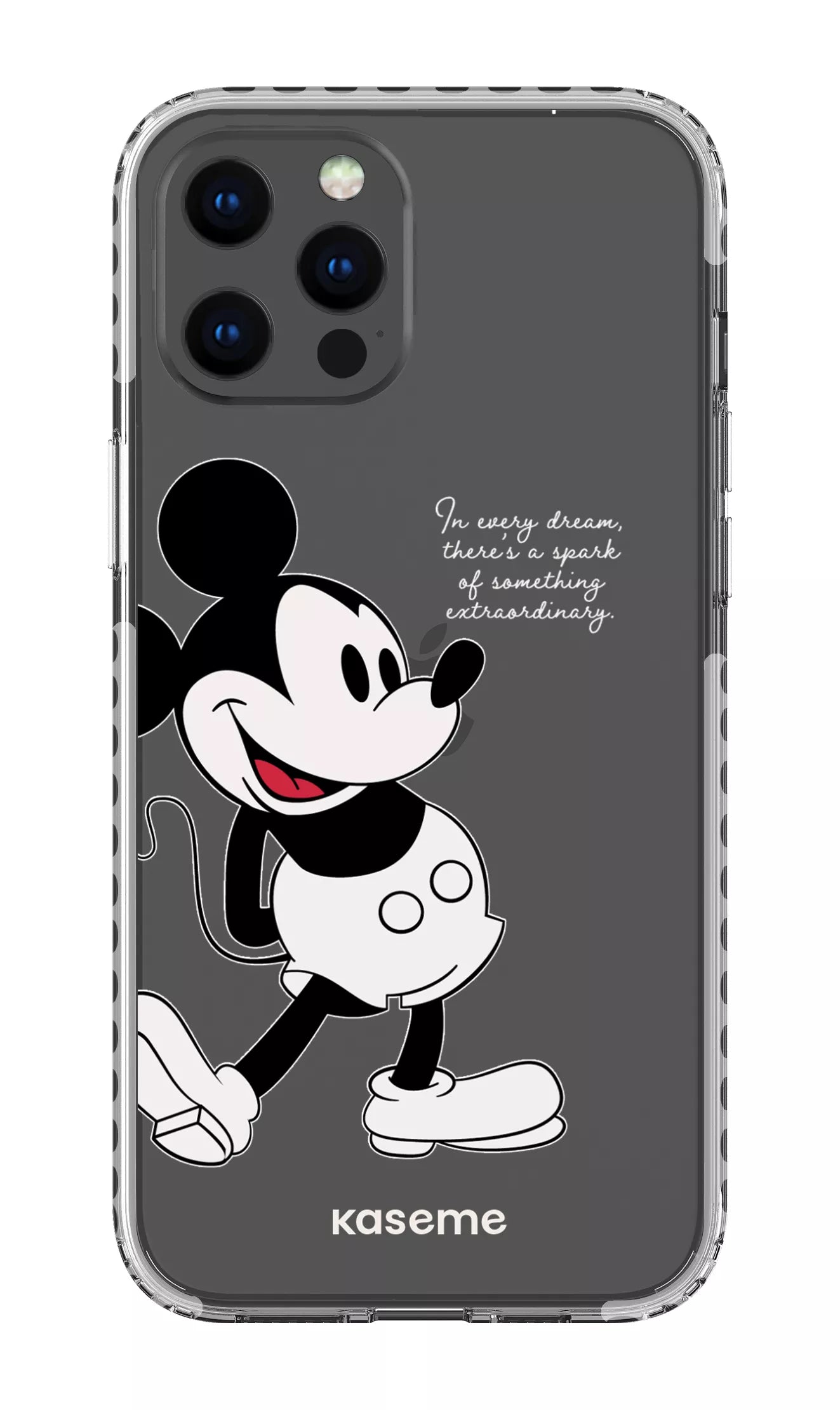 iPhone 12 Pro Max Clear Case - White Dreamscape Clear Case -