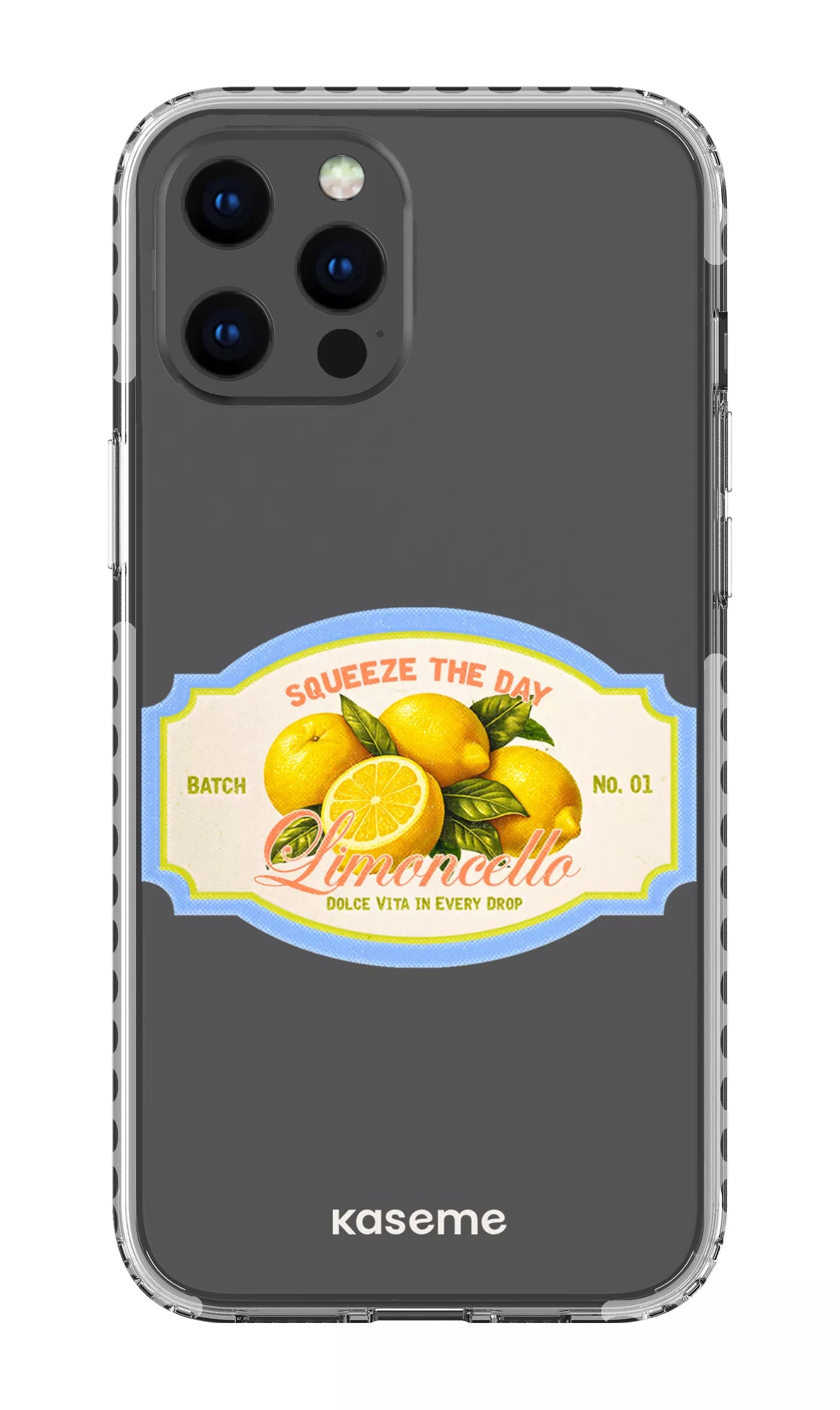 iPhone 12 Pro Max Clear Case - White Limoncello Clear Case -