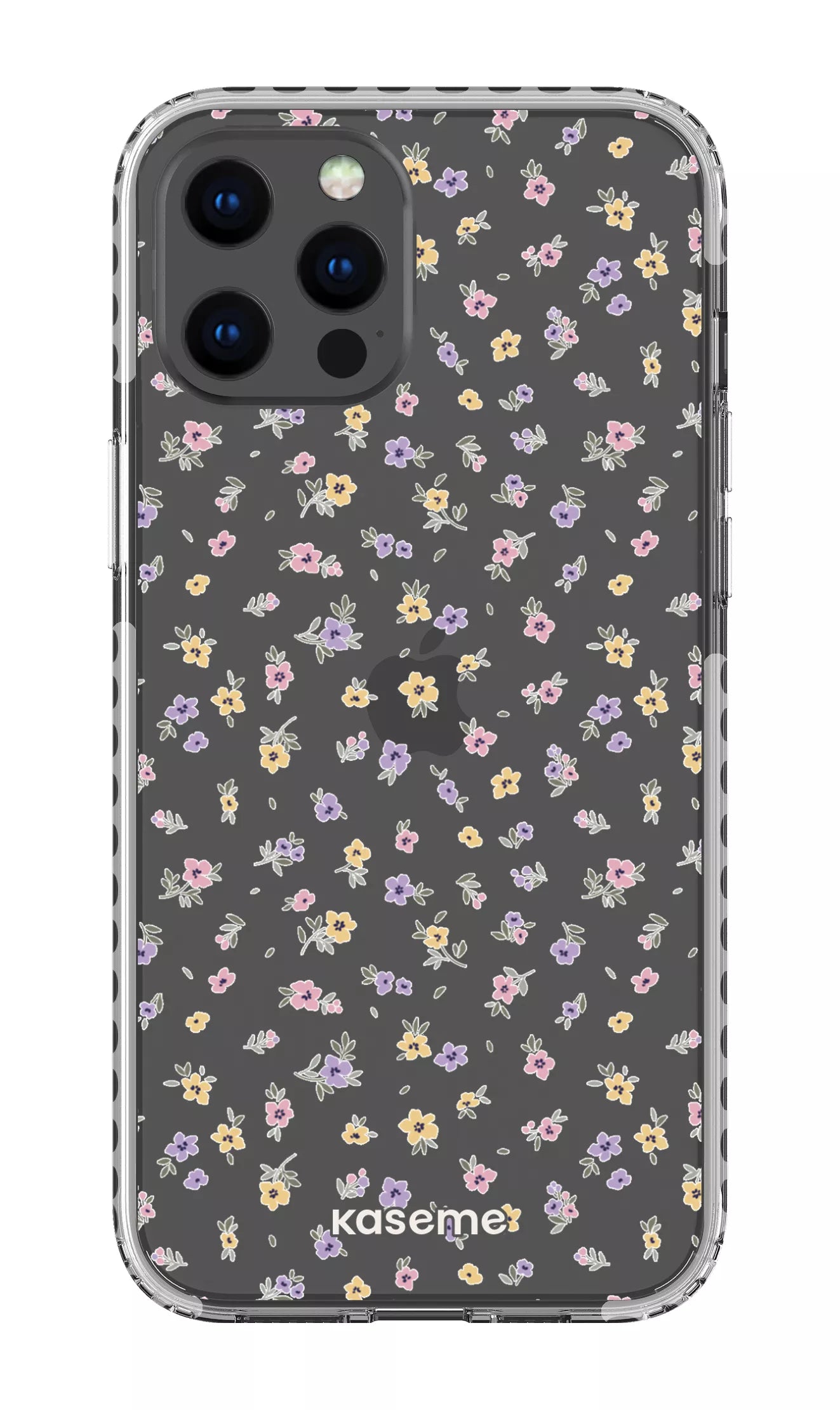 iPhone 12 Pro Max Clear Case - White Porcelain Blossom Clear Case -