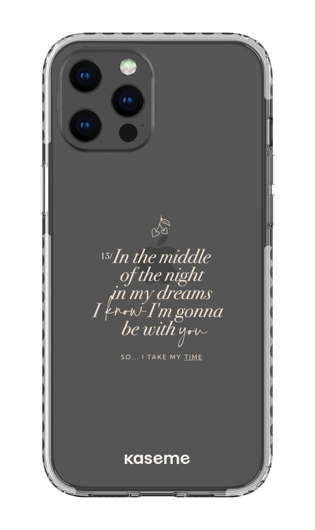iPhone 12 Pro Max Clear Case - White Ready For It Clear Case -