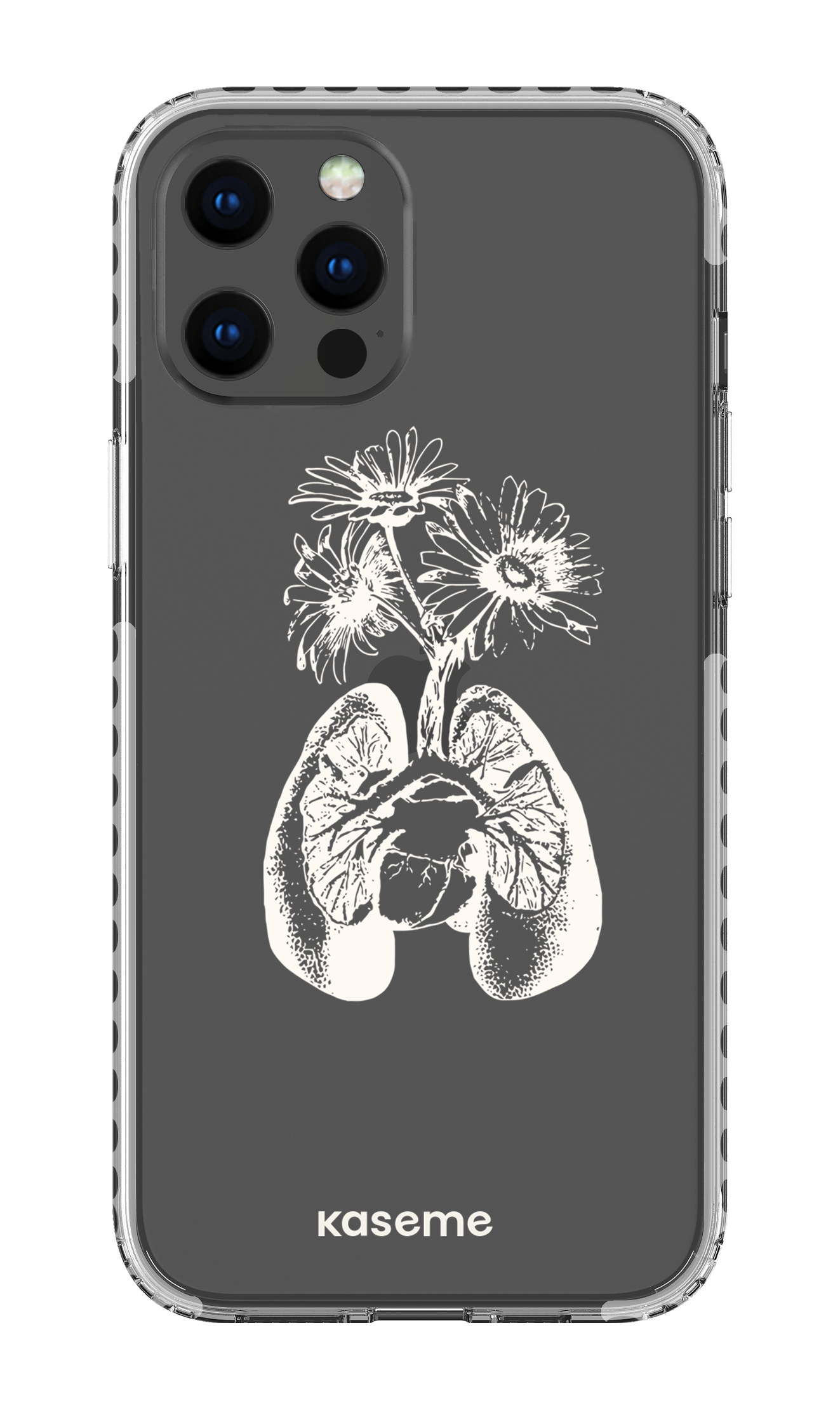 iPhone 12 Pro Max Clear Case - White Revival clear case -
