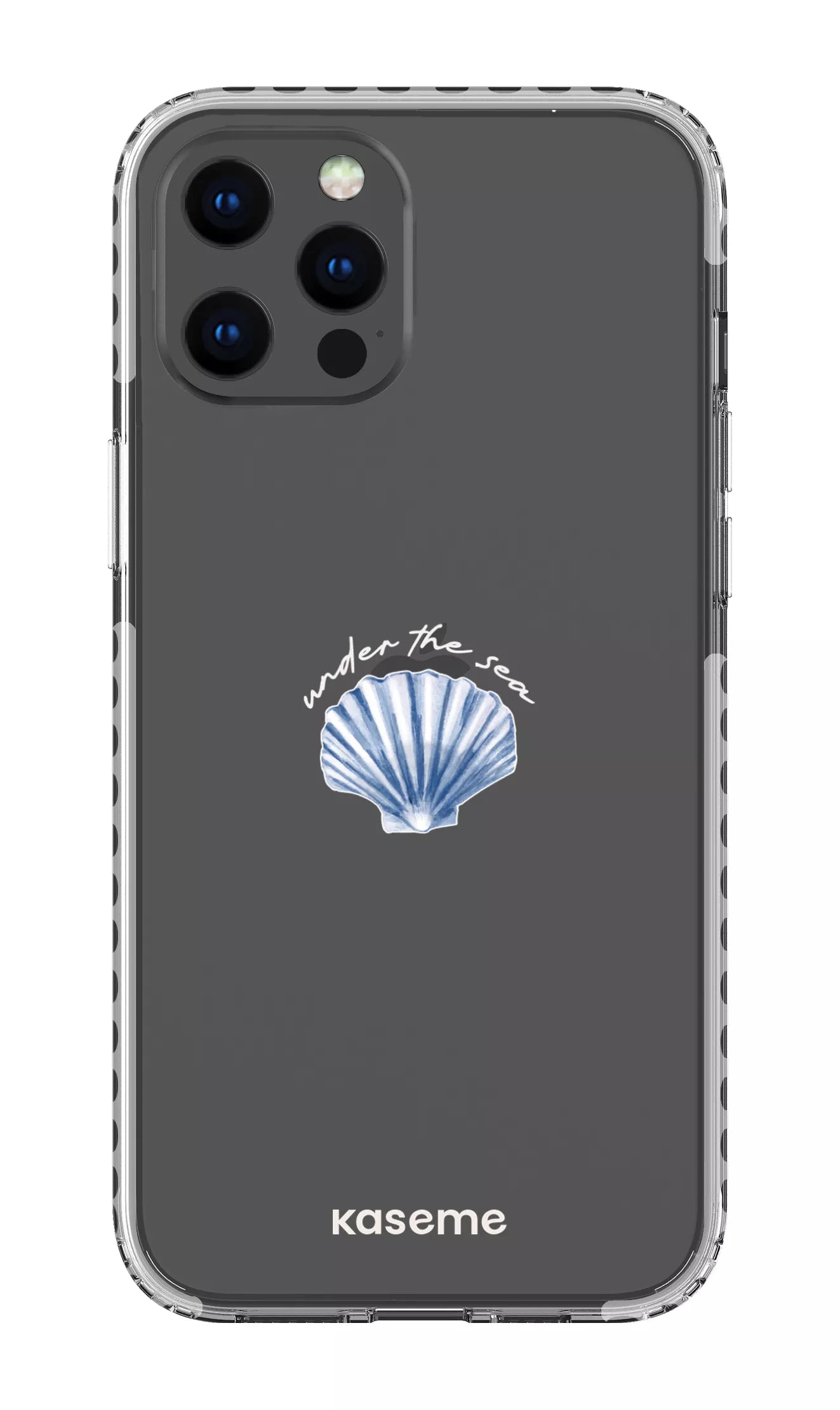 iPhone 12 Pro Max Clear Case - White Sealia Clear Case -