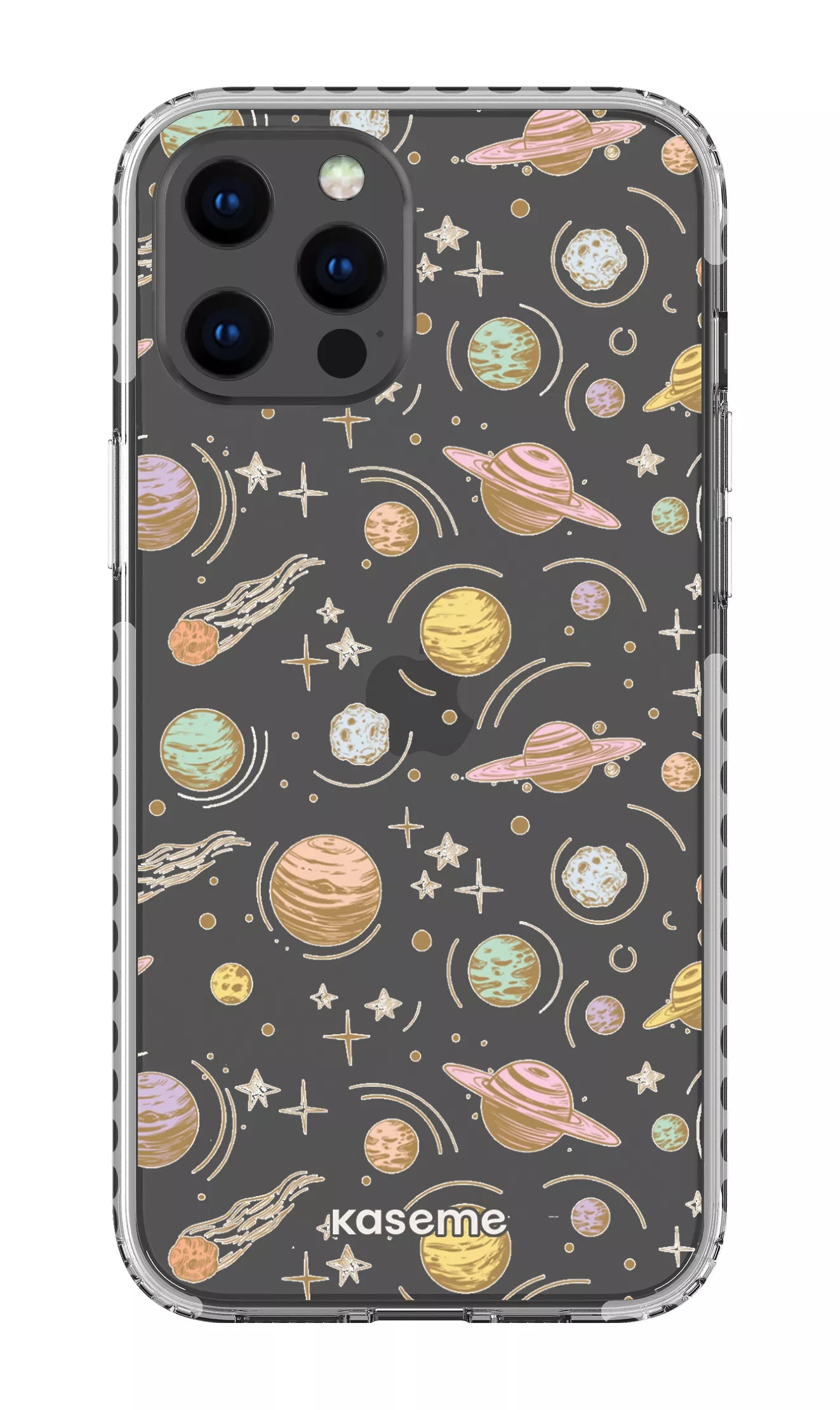 iPhone 12 Pro Max Clear Case - White Solar Clear Case -