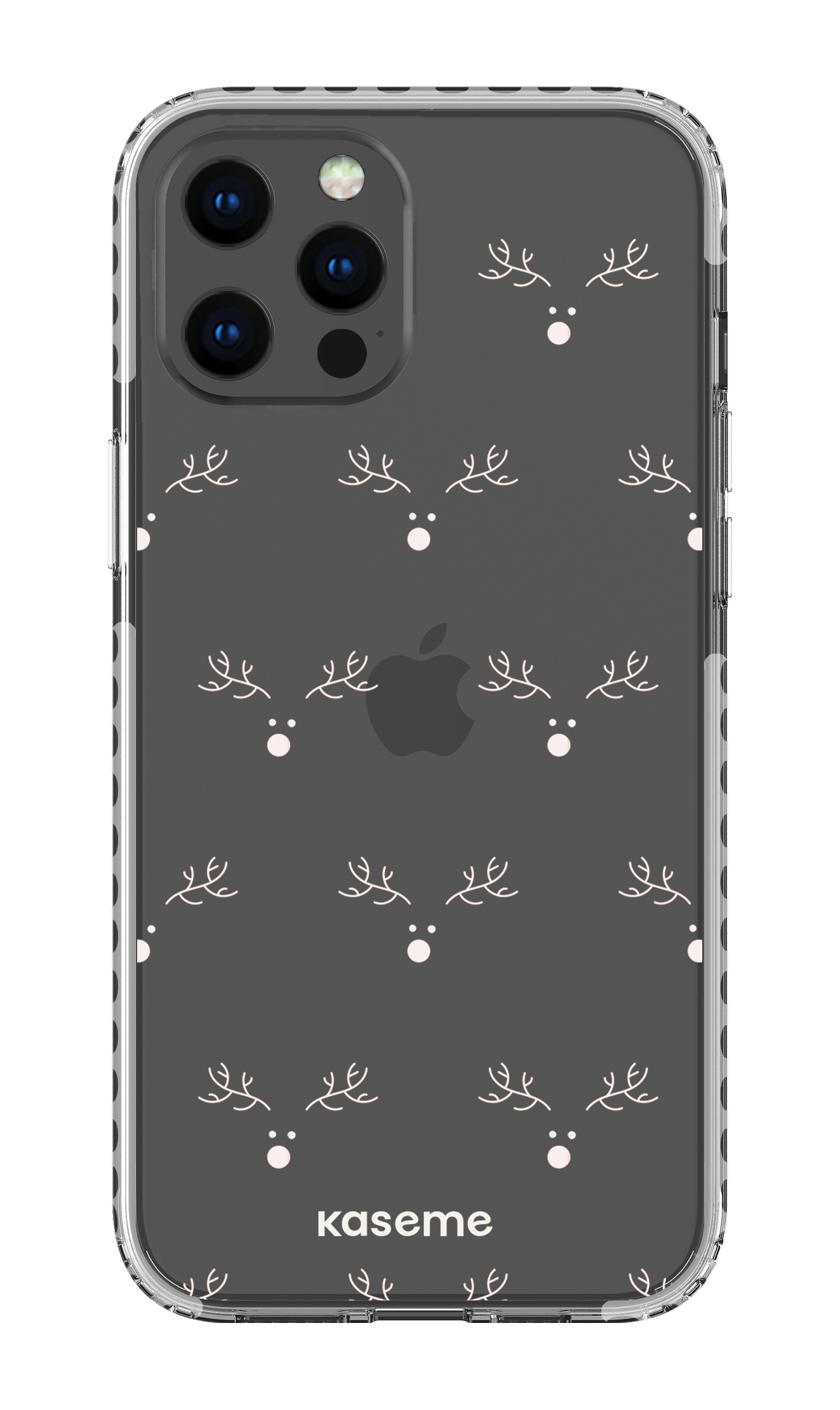 iPhone 12 Pro Max Clear Case - White Vixen Clear Case -