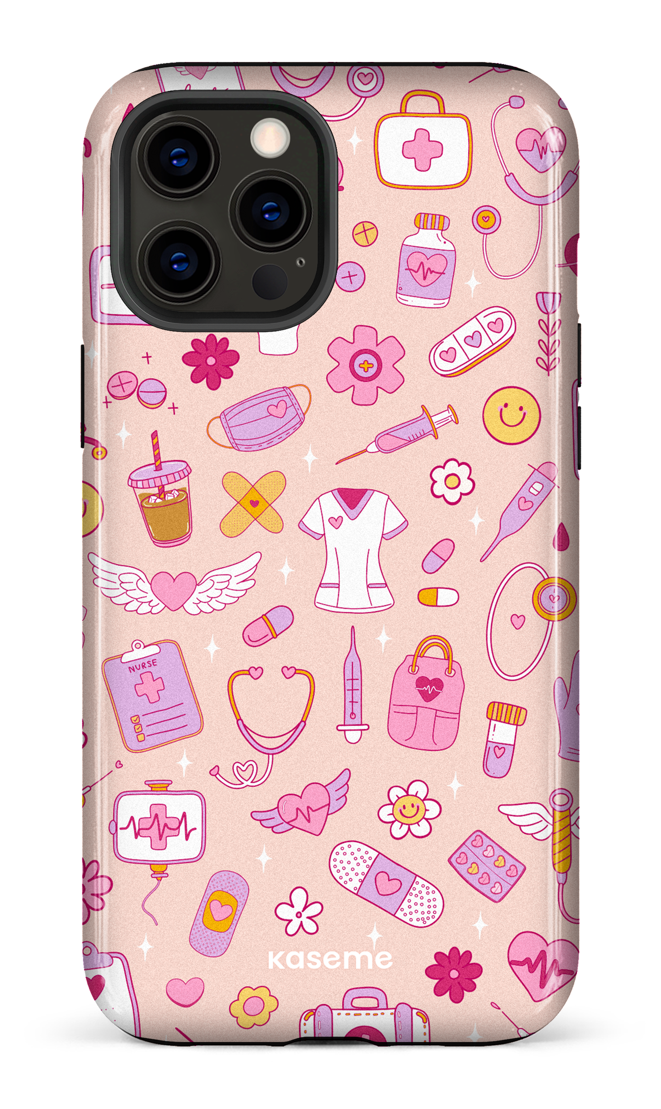 iPhone 12 Pro Max Tough Code Pink -