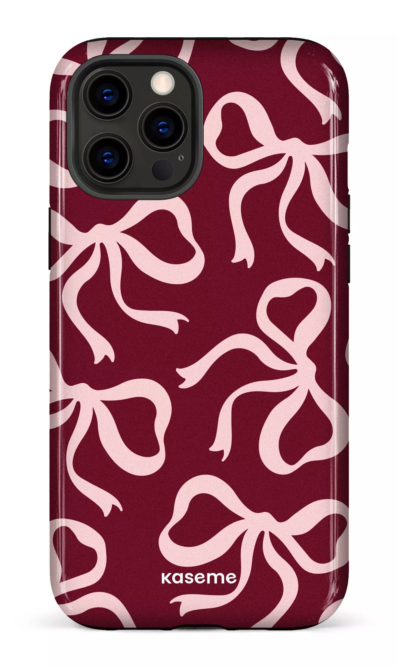 iPhone 12 Pro Max Tough Lace Burgundy & Pink -