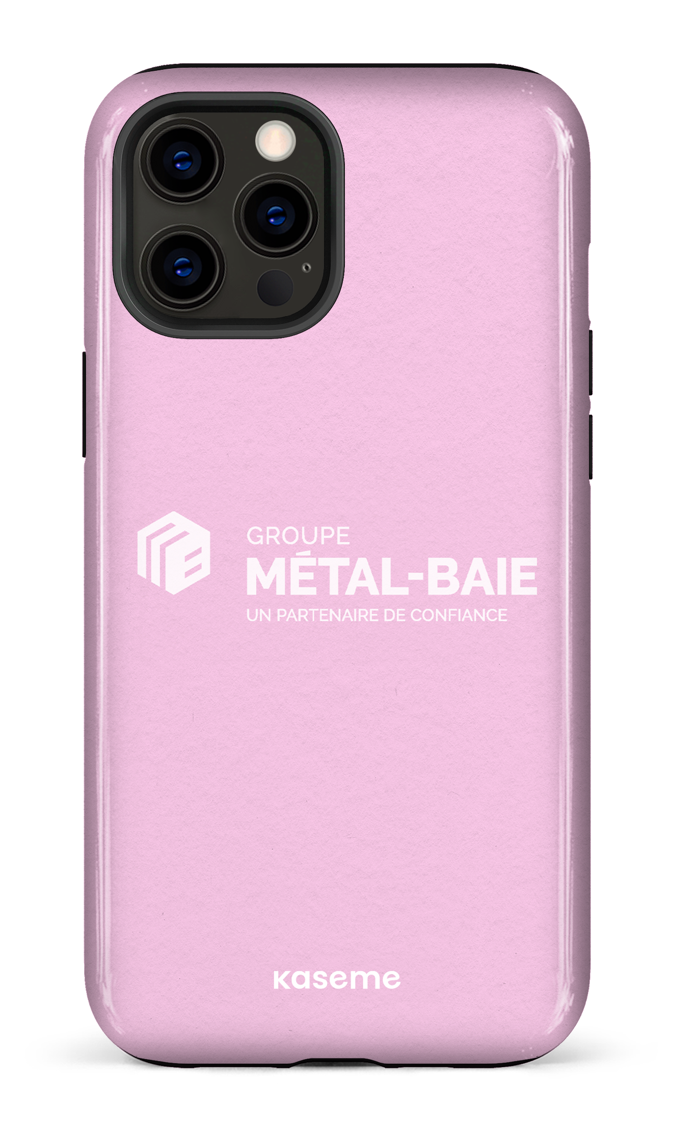 iPhone 12 Pro Max Tough Métal-Baie Rose -