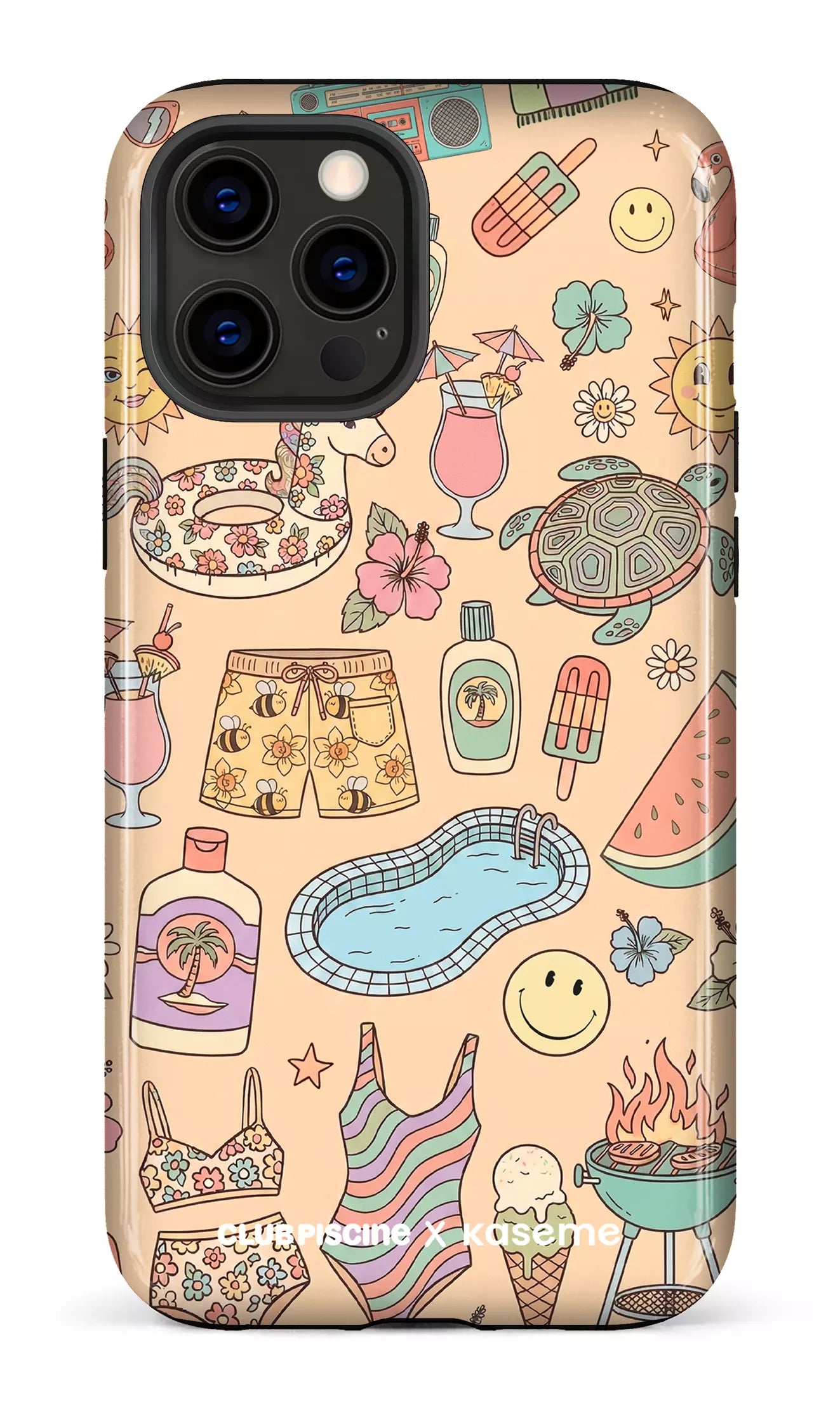 iPhone 12 Pro Max Tough Summer Icon by Club Piscine -