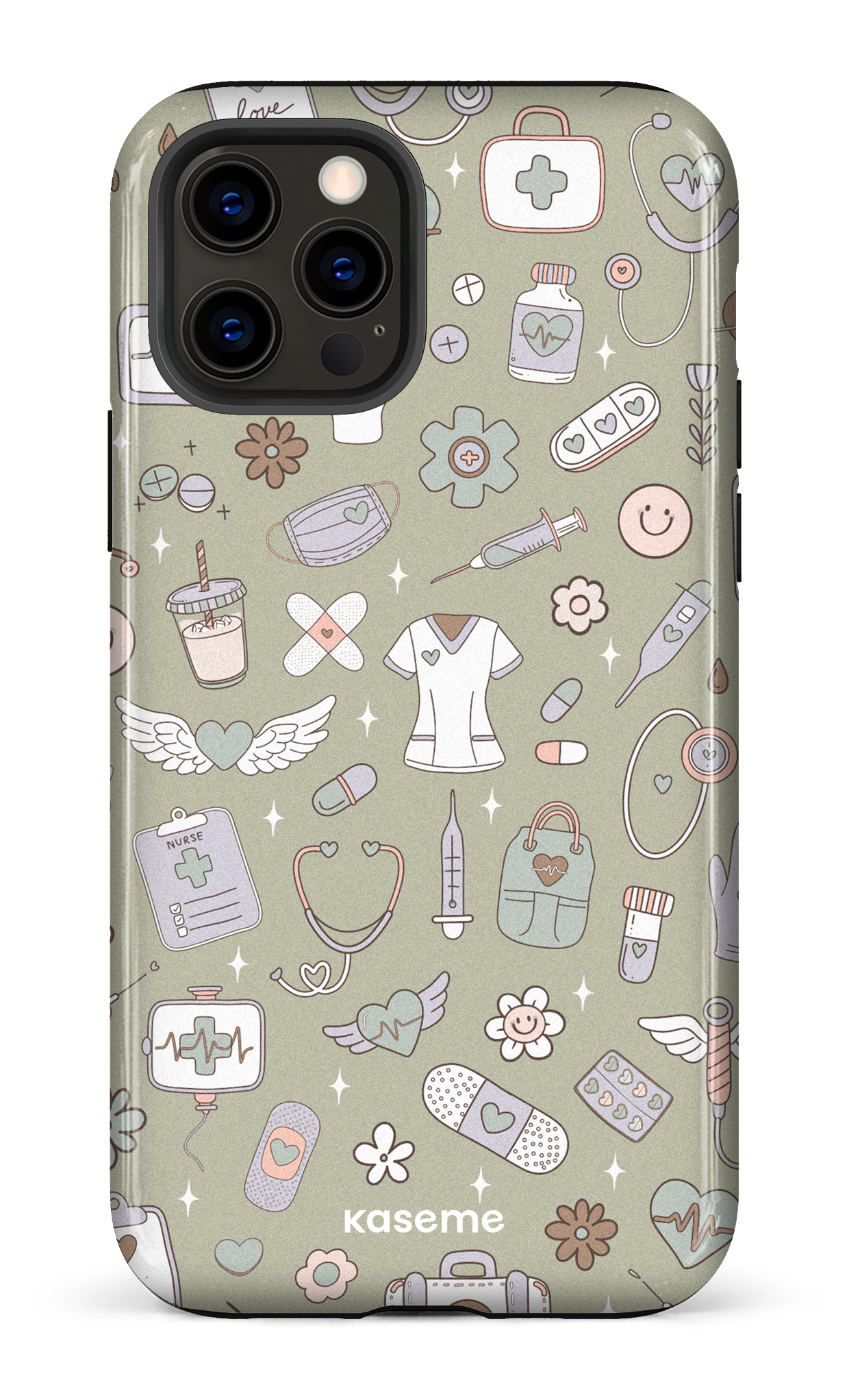 iPhone 12 Pro Tough Code Green -