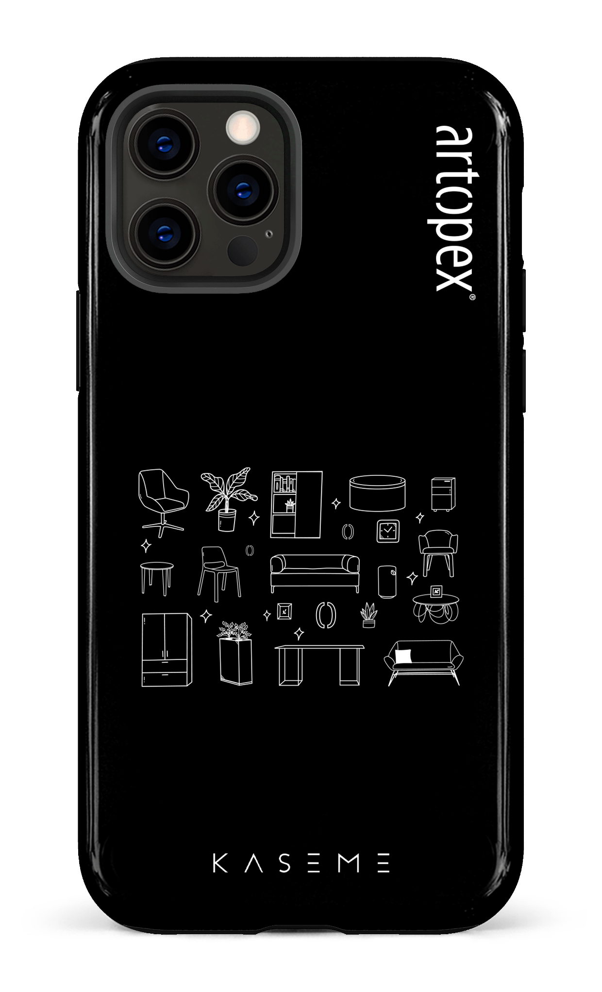 iPhone 12 Pro Tough L'essentiel noir par Artopex -