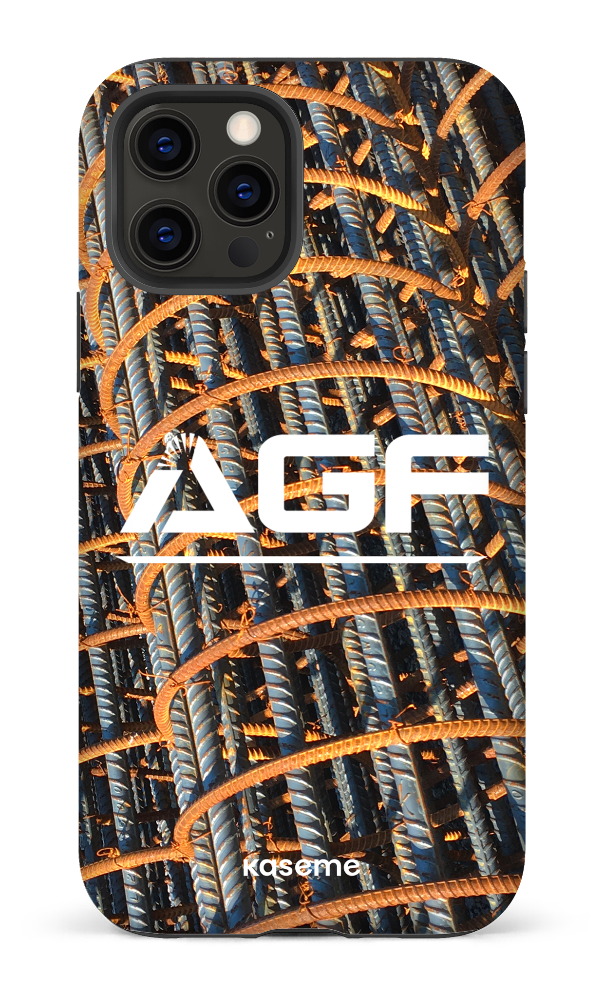 iPhone 12 Pro Tough Matte AGF Acier -
