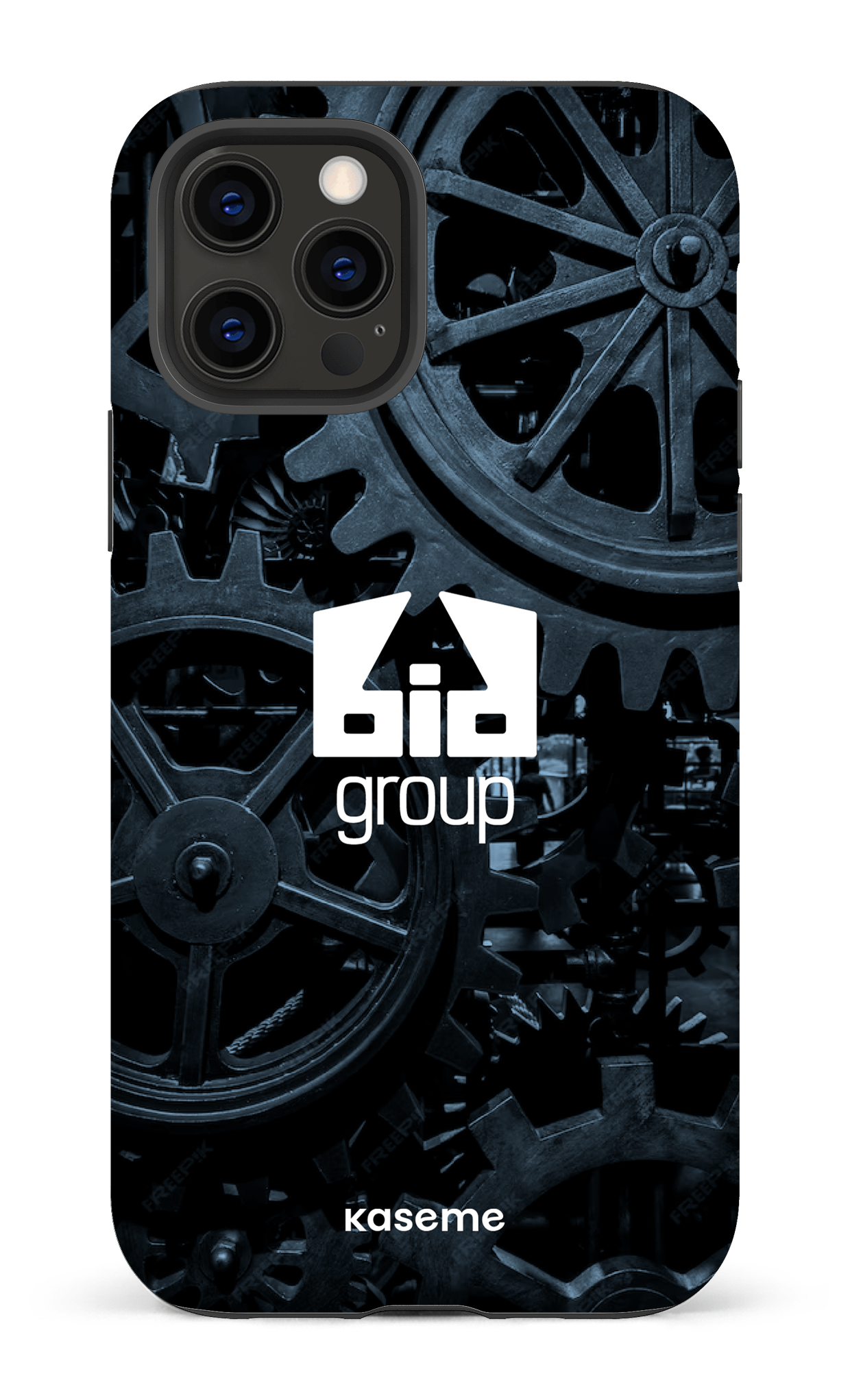 iPhone 12 Pro Tough Matte BID Group Gears -