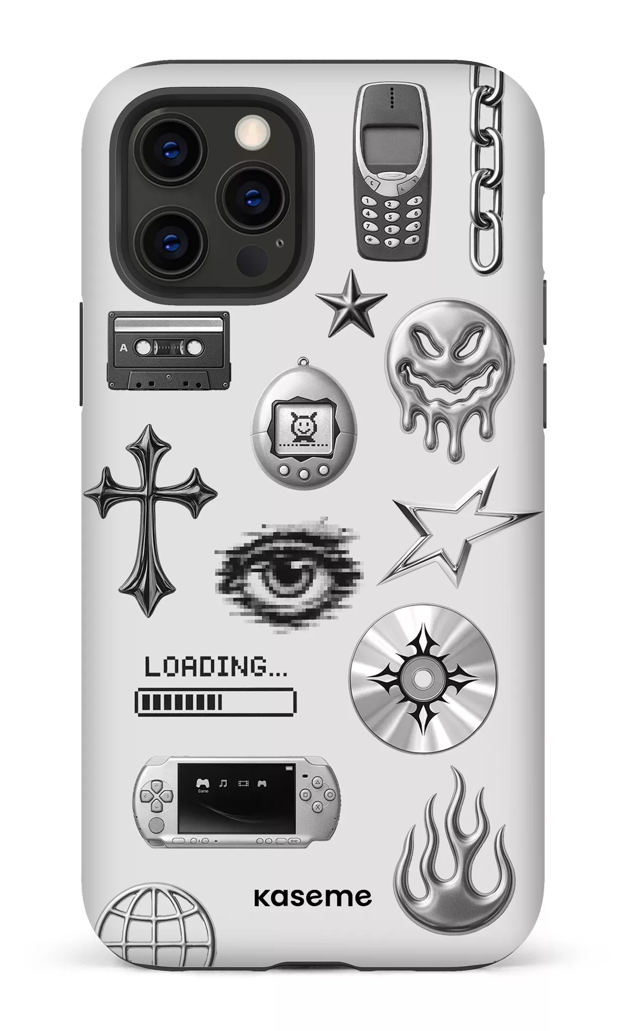 iPhone 12 Pro Tough Matte Chrome -